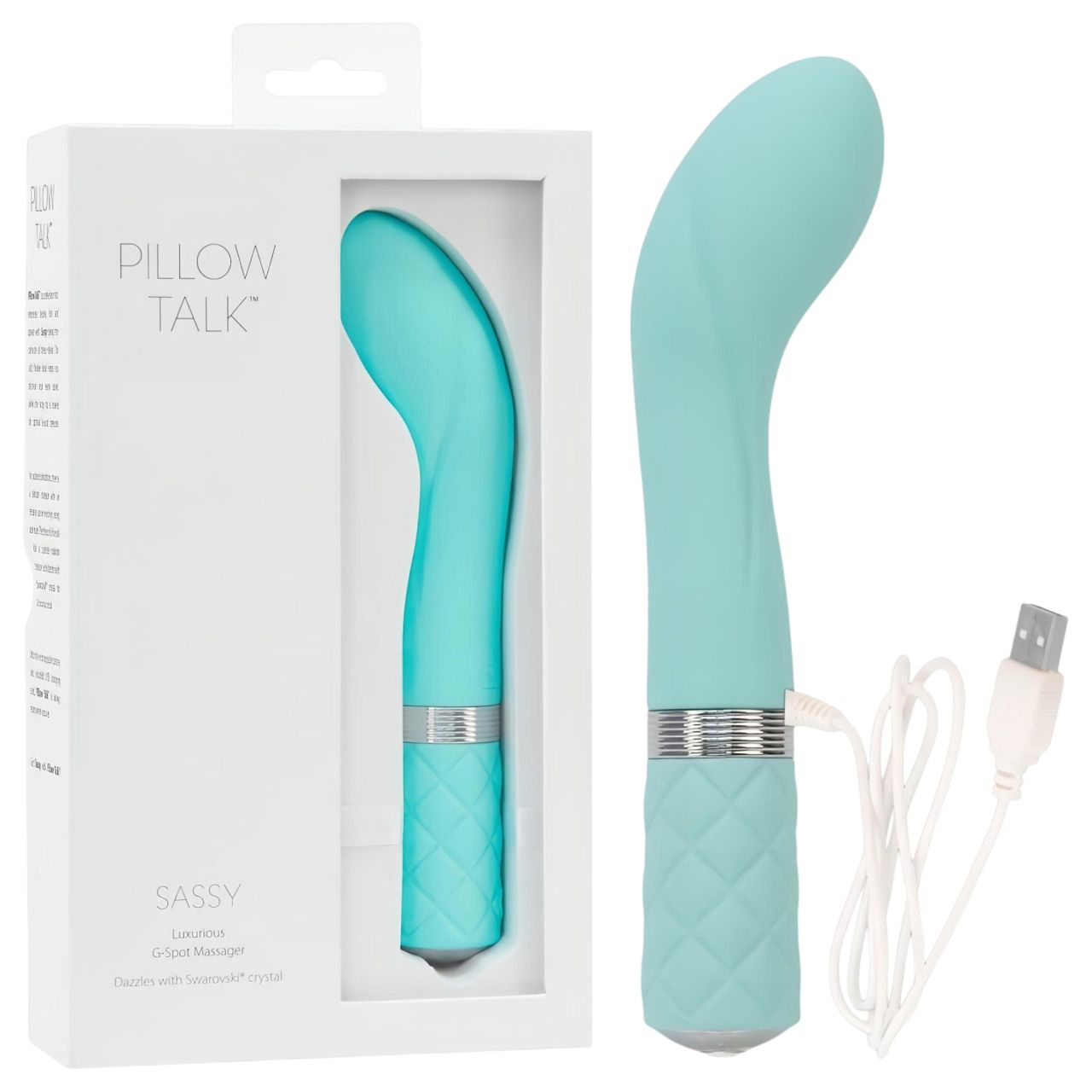 Pillow Talk Sassy - akkus G-pont vibrátor (türkiz)