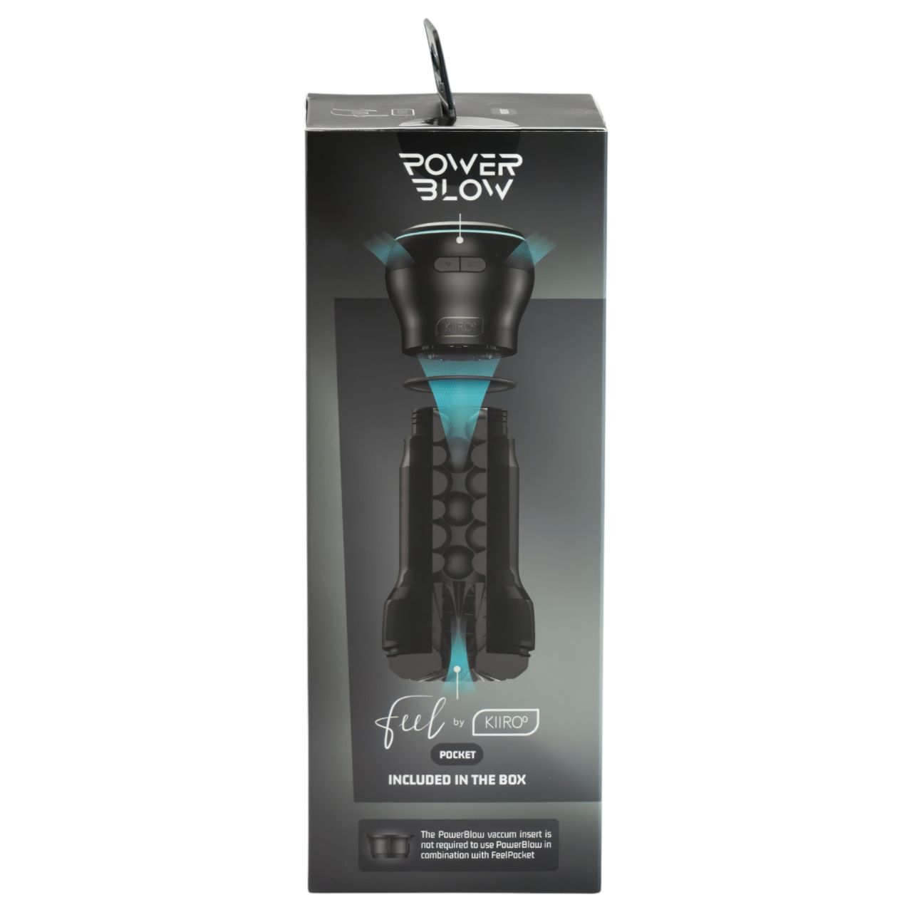 Kiiroo PowerBlow + Feel Pocket zseb maszturbátor (fekete) Kiiroo PowerBlow + Feel Pocket zseb maszturbátor (fekete)
