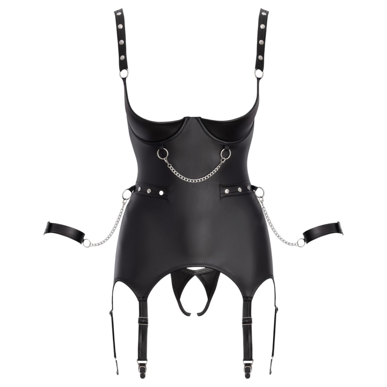 Cottelli - push-up bondage szett (fekete) Cottelli - push-up bondage szett (fekete)