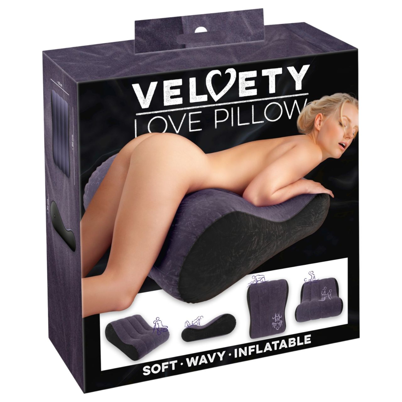 You2Toys - felfújható pozícionáló szexpárna pároknak (kék)