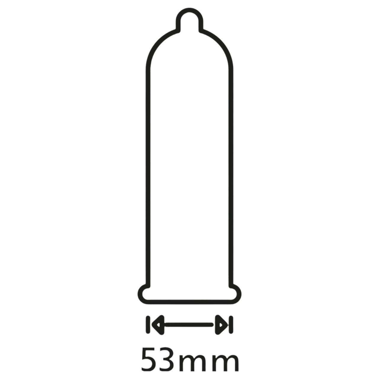 Secura Extra Fun - pontozott óvszer - 53 mm (12 db)