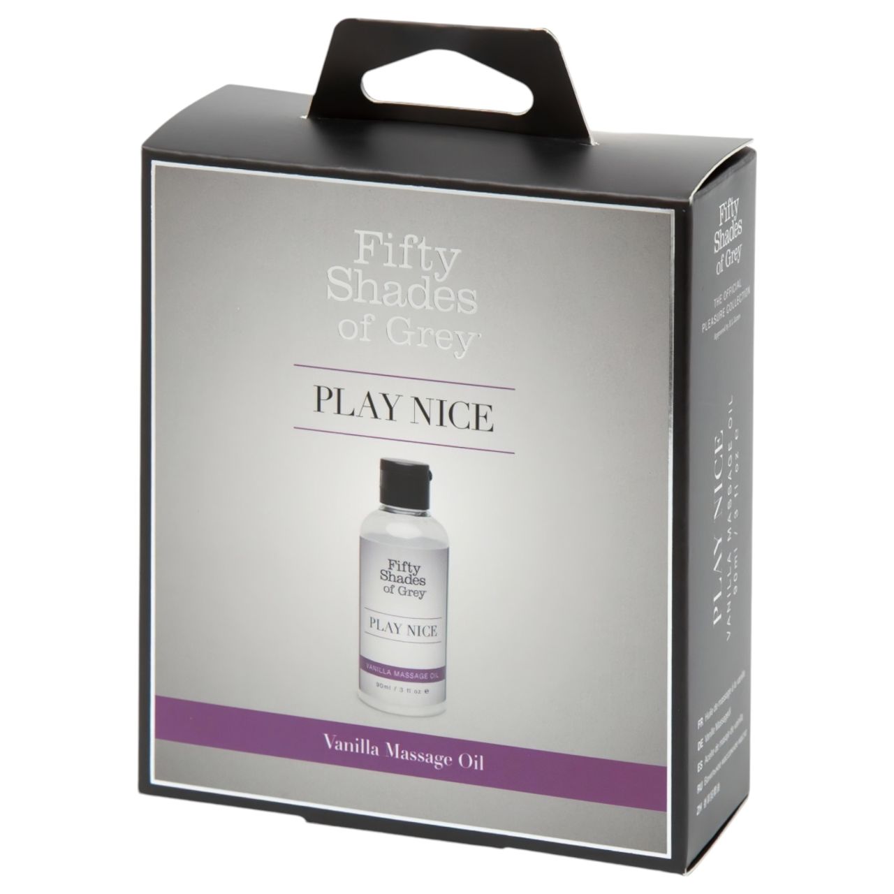 A szürke ötven árnyalata Play Nice - vanília illatú érzéki masszázsolaj (90 ml)