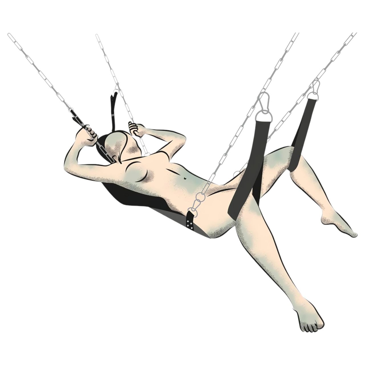 You2Toys Sex Swing - szexhinta (fekete) You2Toys Sex Swing - szexhinta (fekete)
