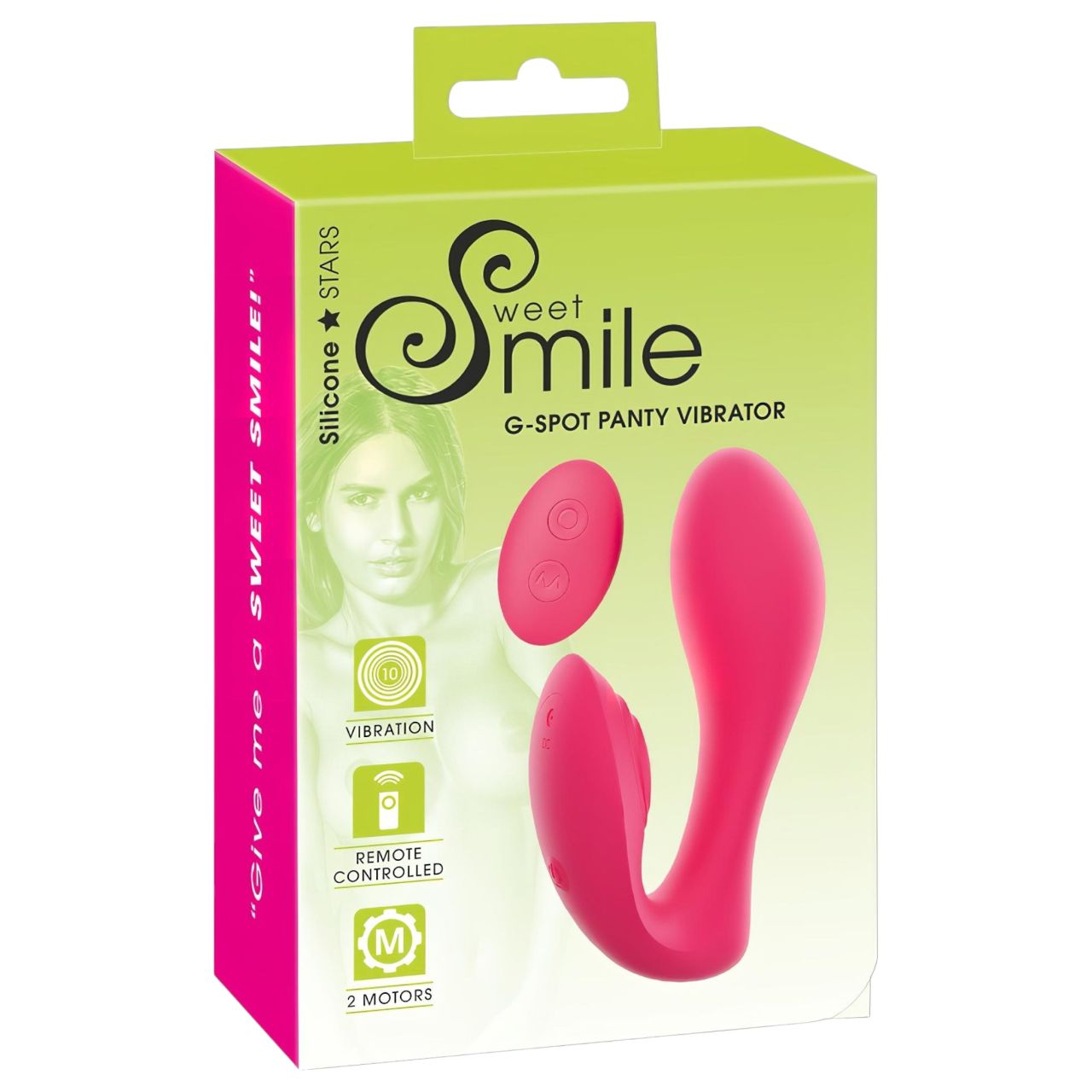SMILE Panty - hordható akkus, rádiós 2in1 vibrátor (pink) SMILE Panty - hordható akkus, rádiós 2in1 vibrátor (pink)
