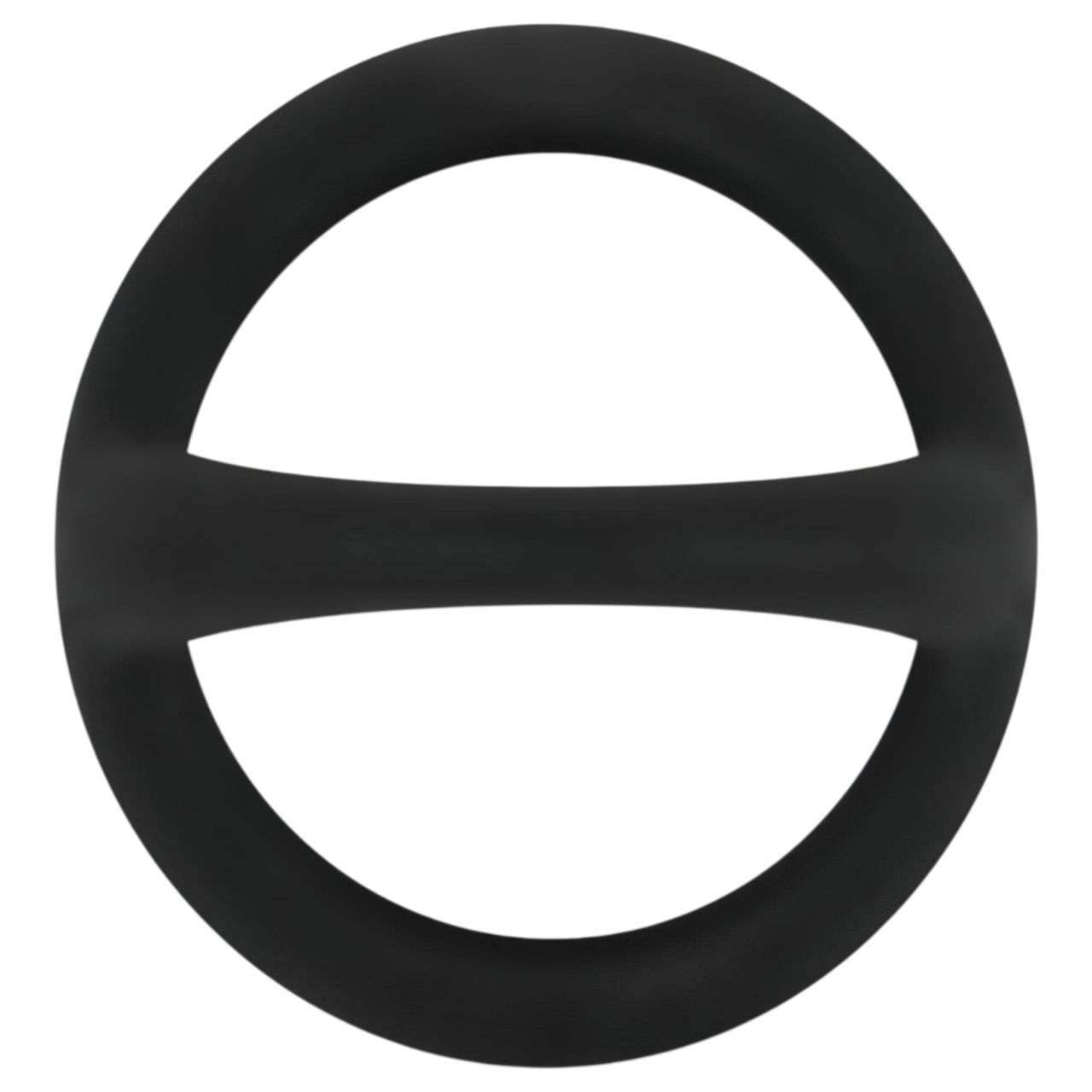 EasyToys Desire Ring - rugalmas pénisz- és heregyűrű (fekete)