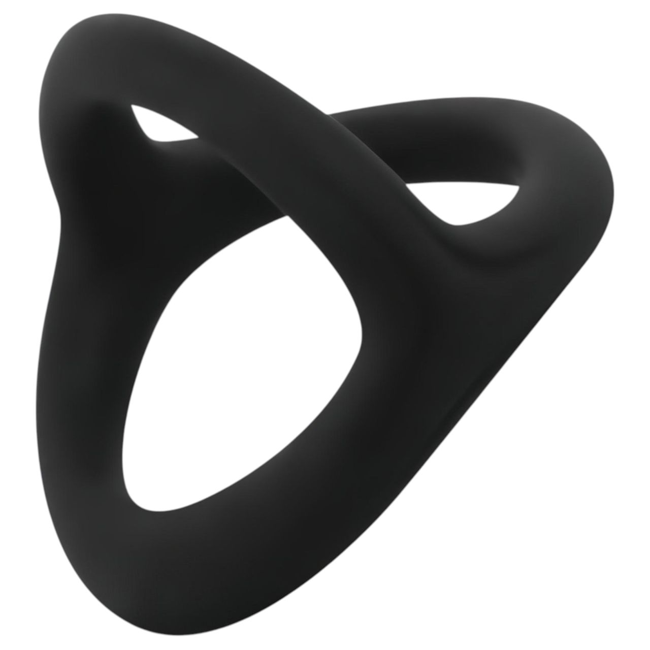EasyToys Desire Ring - rugalmas pénisz- és heregyűrű (fekete)