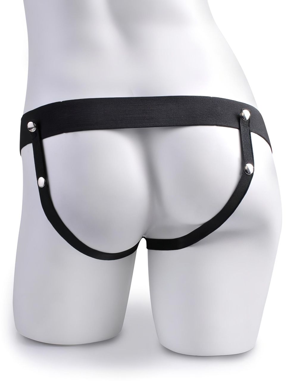 Pipedream - Fetish Strap-On 6 - felcsatolható, üreges vibrátor (testszínű)
