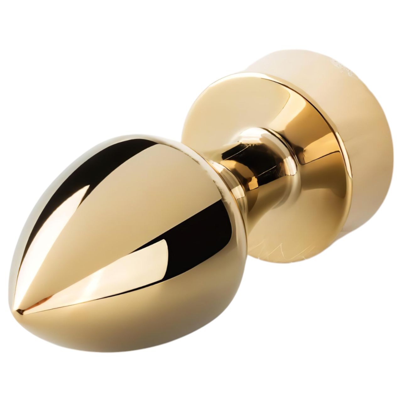 EasyToys Fox NO13 - fém butt plug rókafarokkal (arany-fehér) EasyToys Fox NO13 - fém butt plug rókafarokkal (arany-fehér)