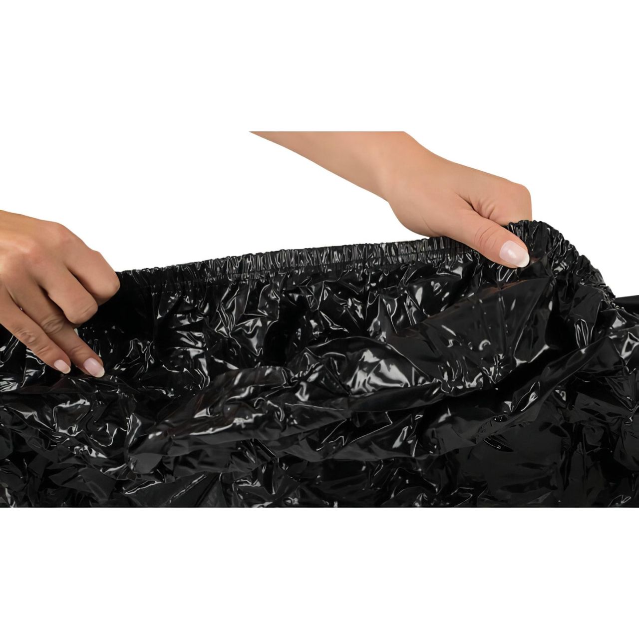 Fetish - lakk lepedő - gumis - 220 × 220 cm (fekete) Fetish - lakk lepedő - gumis - 220 × 220 cm (fekete)