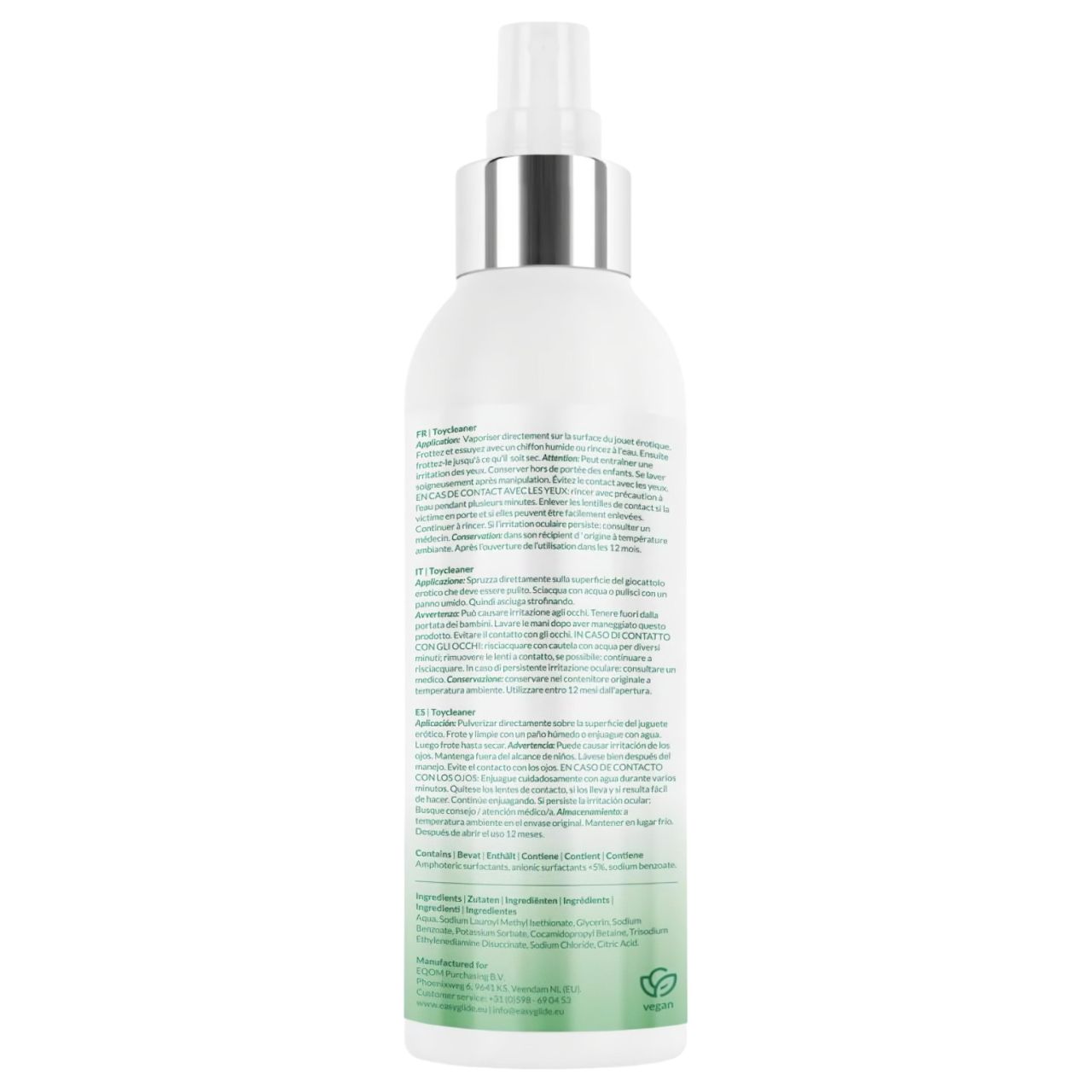 EasyGlide Sensitive - fertőtlenítő és tisztító spray (150 ml) EasyGlide Sensitive - fertőtlenítő és tisztító spray (150 ml)