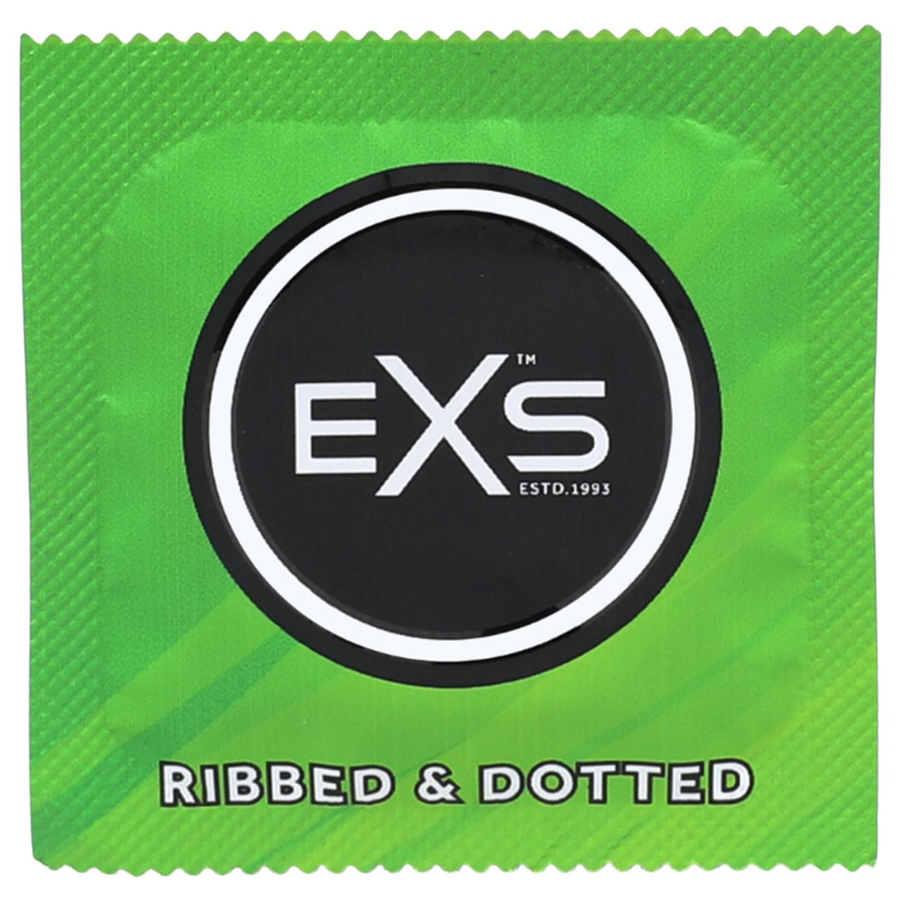 EXS Ribbed & Dotted - bordázott, pontozott óvszer (48 db)