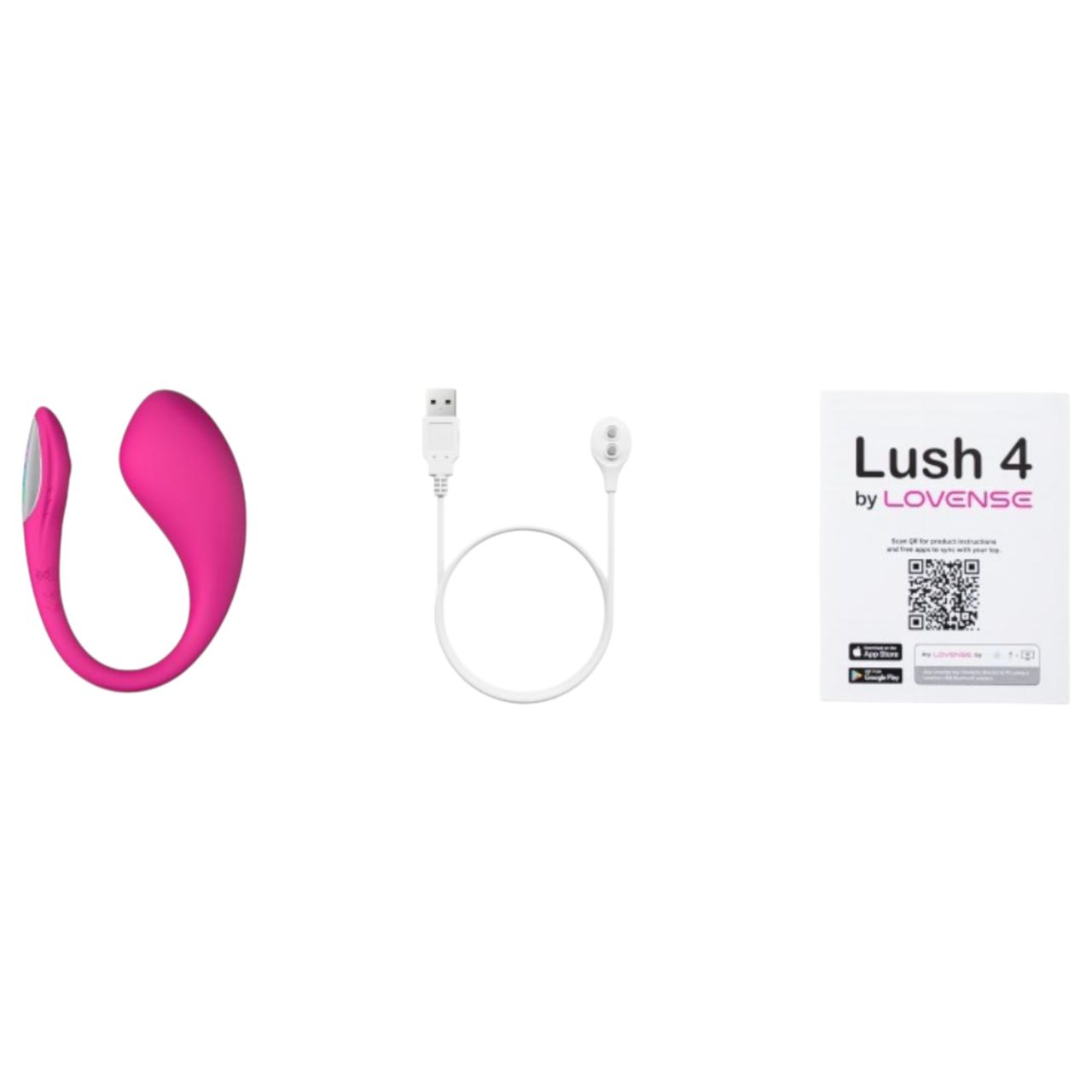 Lovense Lush 4 - hordható App-vezérelt vibrációs tojás (pink) Lovense Lush 4 - hordható App-vezérelt vibrációs tojás (pink)