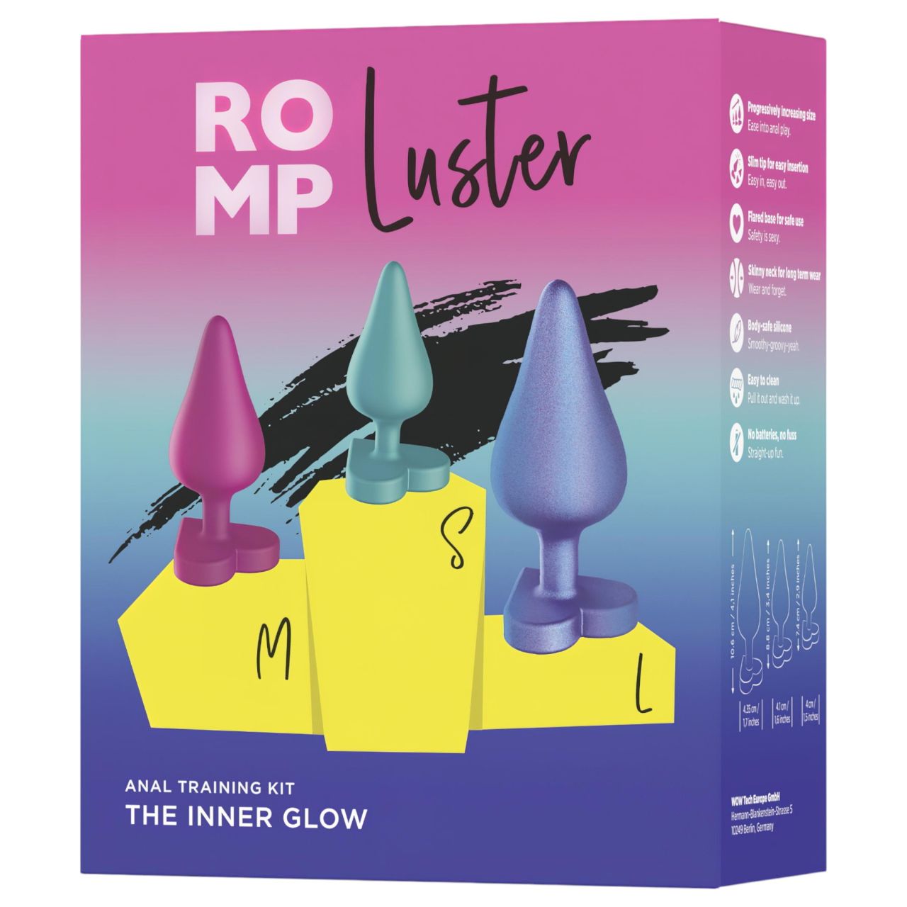 ROMP Luster - anál tréning szett (3 db) ROMP Luster - anál tréning szett (3 db)