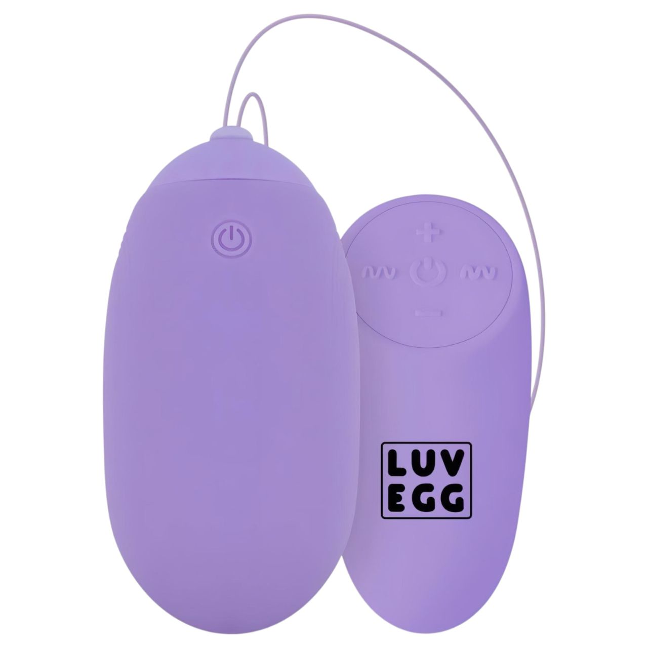 LUV EGG XL - hordható akkus, rádiós vibrációs tojás (lila)