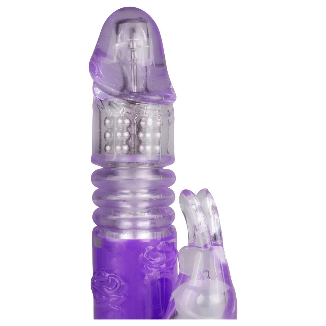 EasyToys Bunny - lökő-forgó vibrátor csiklókarral (lila) EasyToys Bunny - lökő-forgó vibrátor csiklókarral (lila)