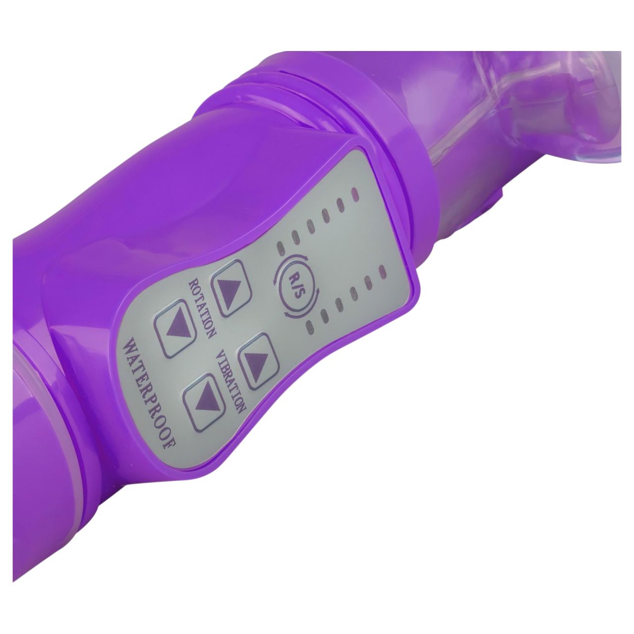 EasyToys Bunny - lökő-forgó vibrátor csiklókarral (lila) EasyToys Bunny - lökő-forgó vibrátor csiklókarral (lila)