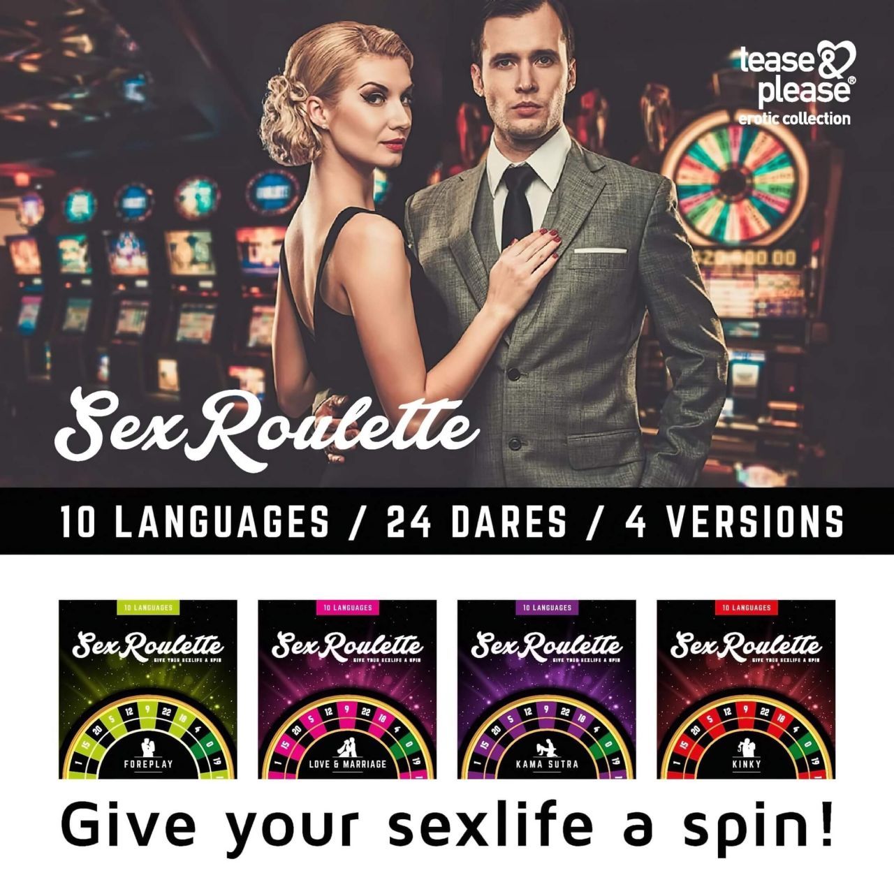 tease & please - Sex Roulette Foreplay - Rulett Társasjáték Pároknak