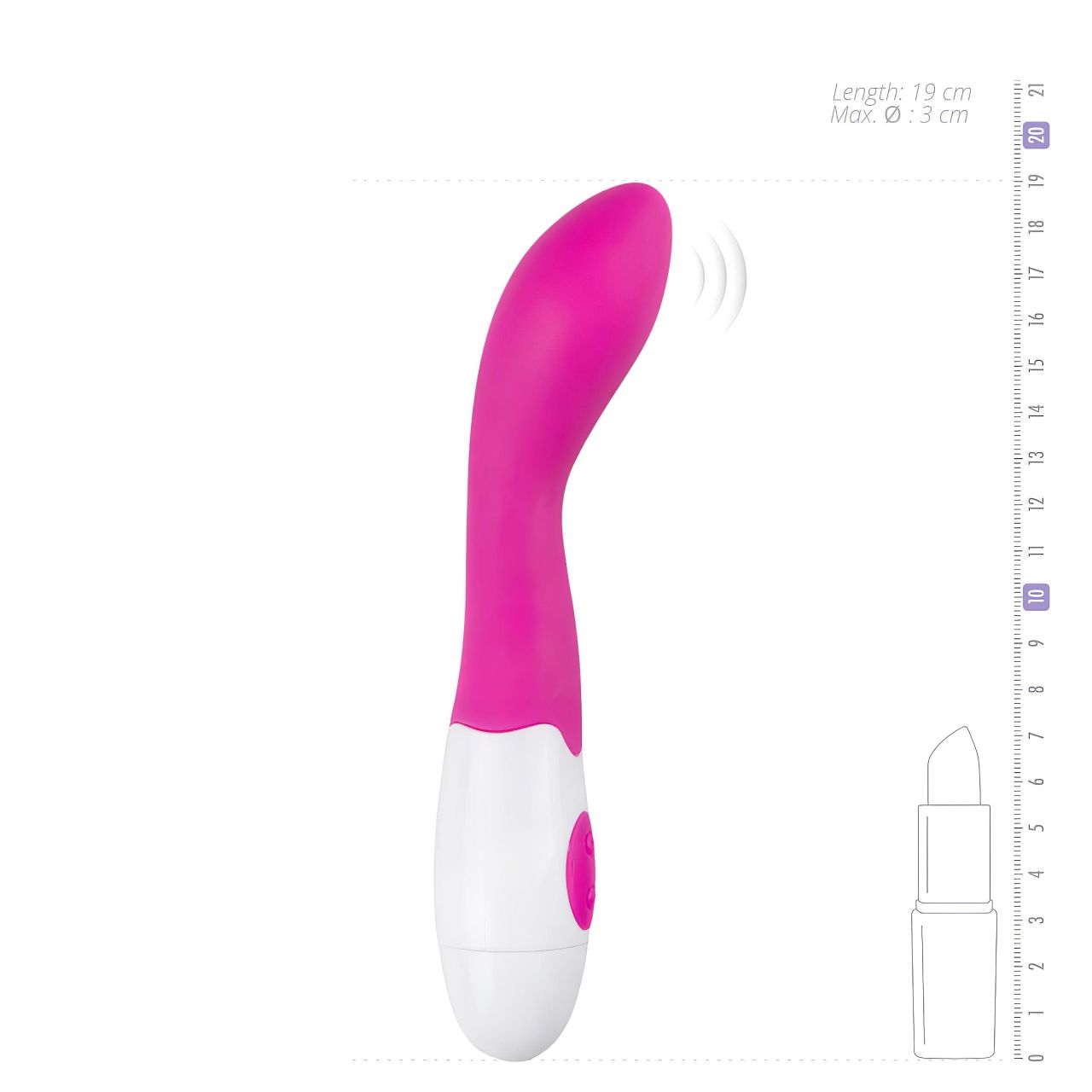EasyToys Blossom vibe - szilikon G-pont vibrátor (pink) EasyToys Blossom vibe - szilikon G-pont vibrátor (pink)
