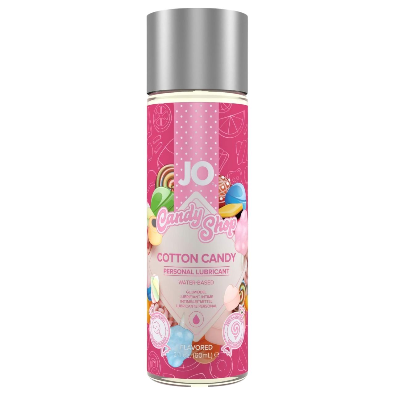 System JO - Candy Shop Cotton Candy - vízbázisú síkosító - (60 ml)