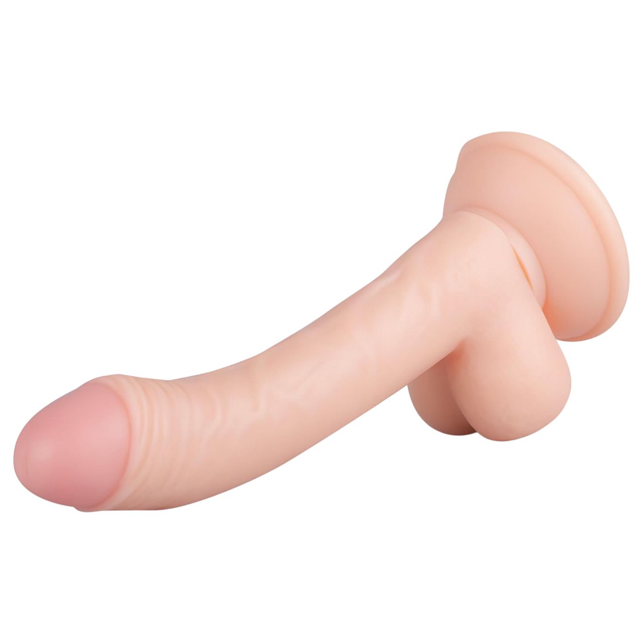 Real Fantasy Vince - herés fitymás dildó - 19,5 cm (testszínű) Real Fantasy Vince - herés fitymás dildó - 19,5 cm (testszínű)