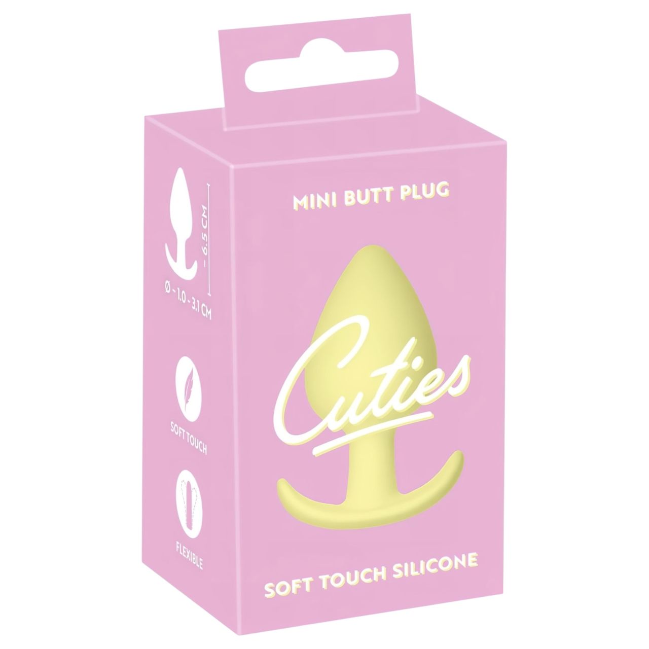 Cuties Mini Butt Plug - szilikon anál plug (sárga, 3,1 cm) Cuties Mini Butt Plug - szilikon anál plug (sárga, 3,1 cm)