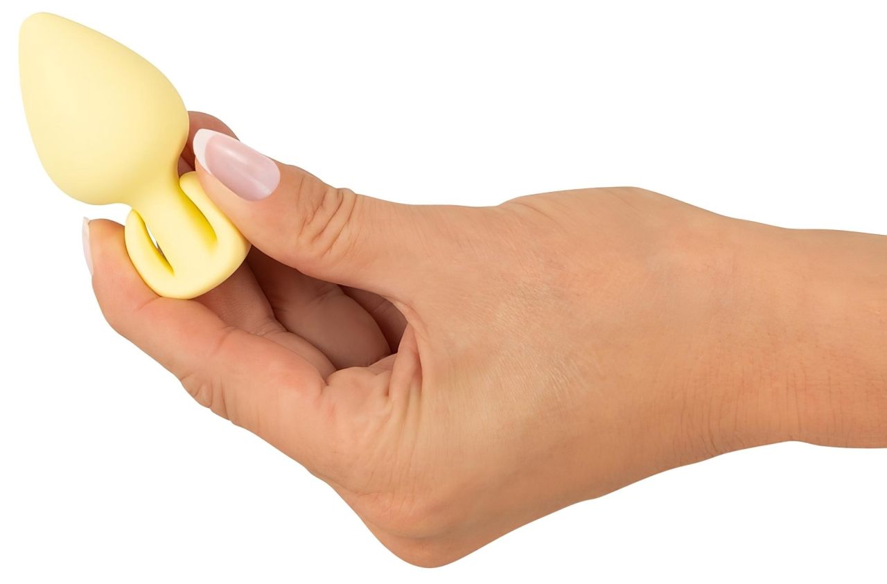 Cuties Mini Butt Plug - szilikon anál plug (sárga, 3,1 cm) Cuties Mini Butt Plug - szilikon anál plug (sárga, 3,1 cm)
