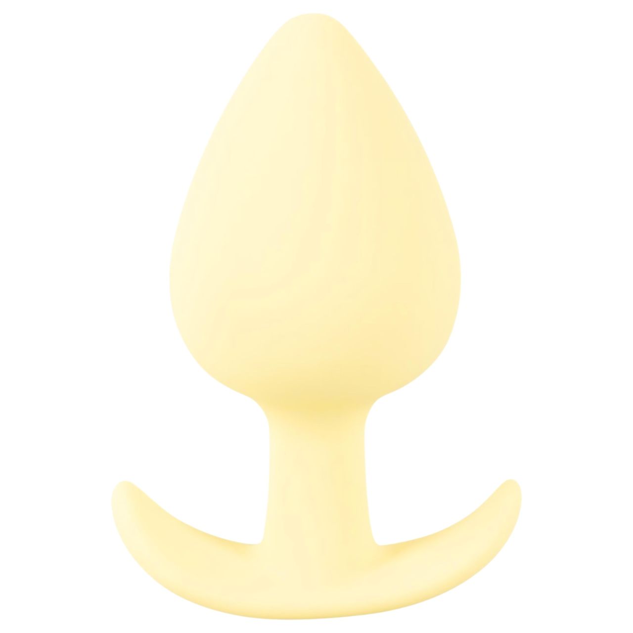 Cuties Mini Butt Plug - szilikon anál plug (sárga, 3,1 cm)