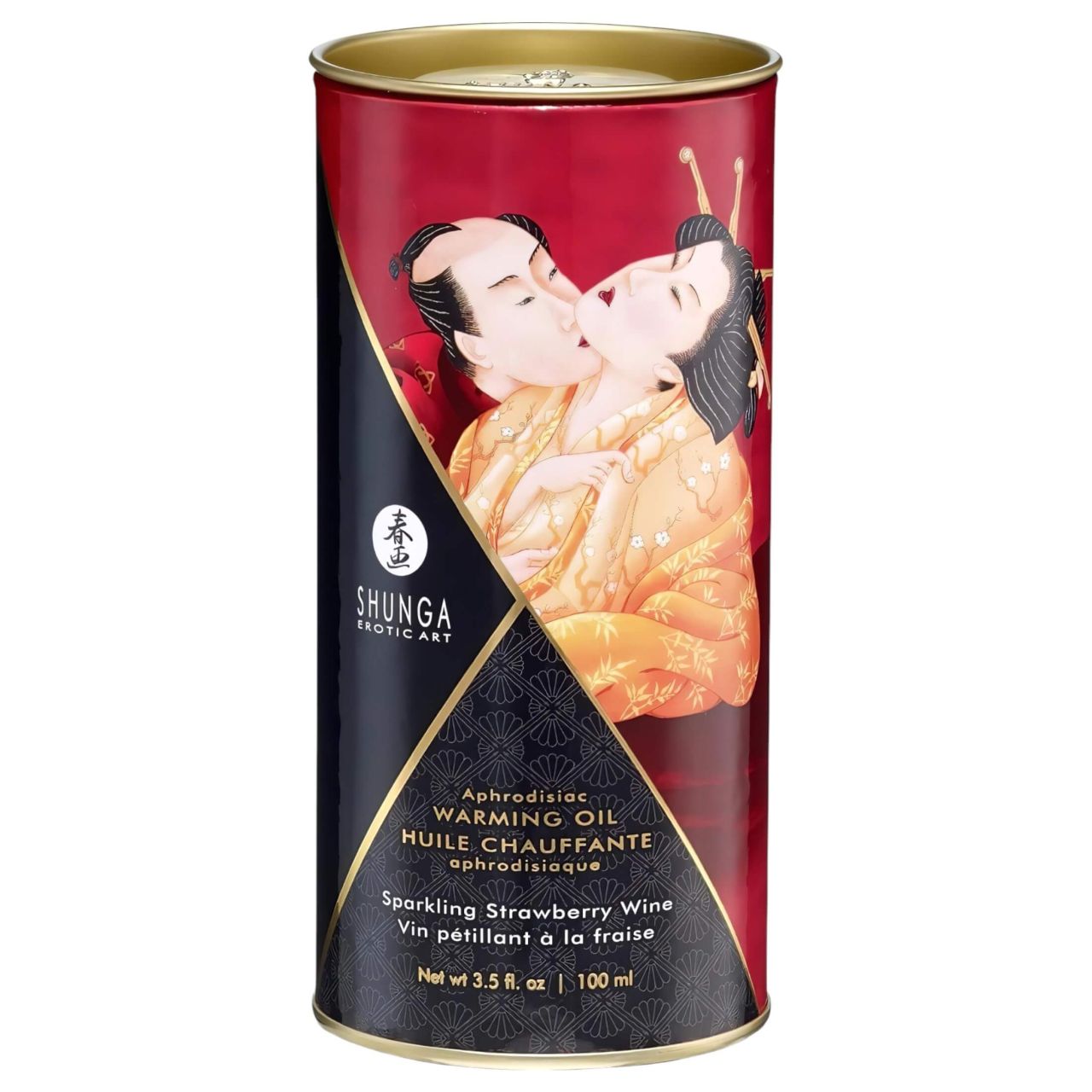 Shunga - melegítő masszázsolaj - pezsgő-eper (100 ml) Shunga - melegítő masszázsolaj - pezsgő-eper (100 ml)