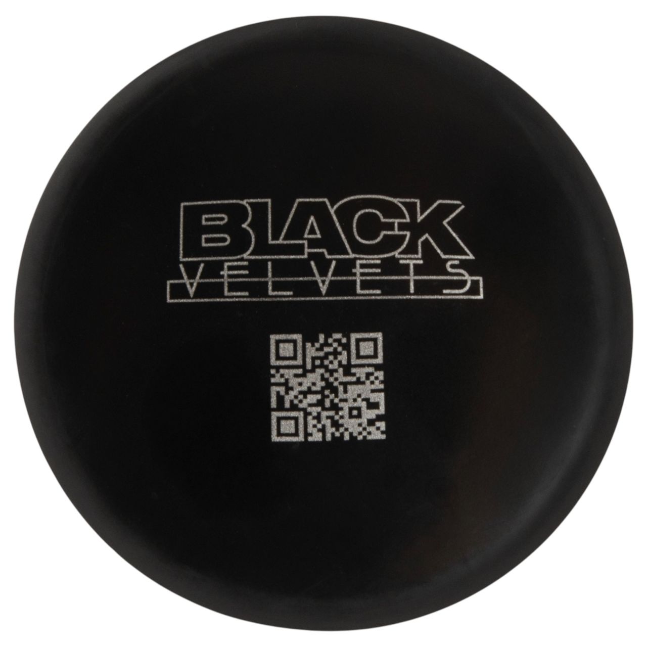 Black Velvets - tapadókorongos szilikon anál plug (fekete) - M