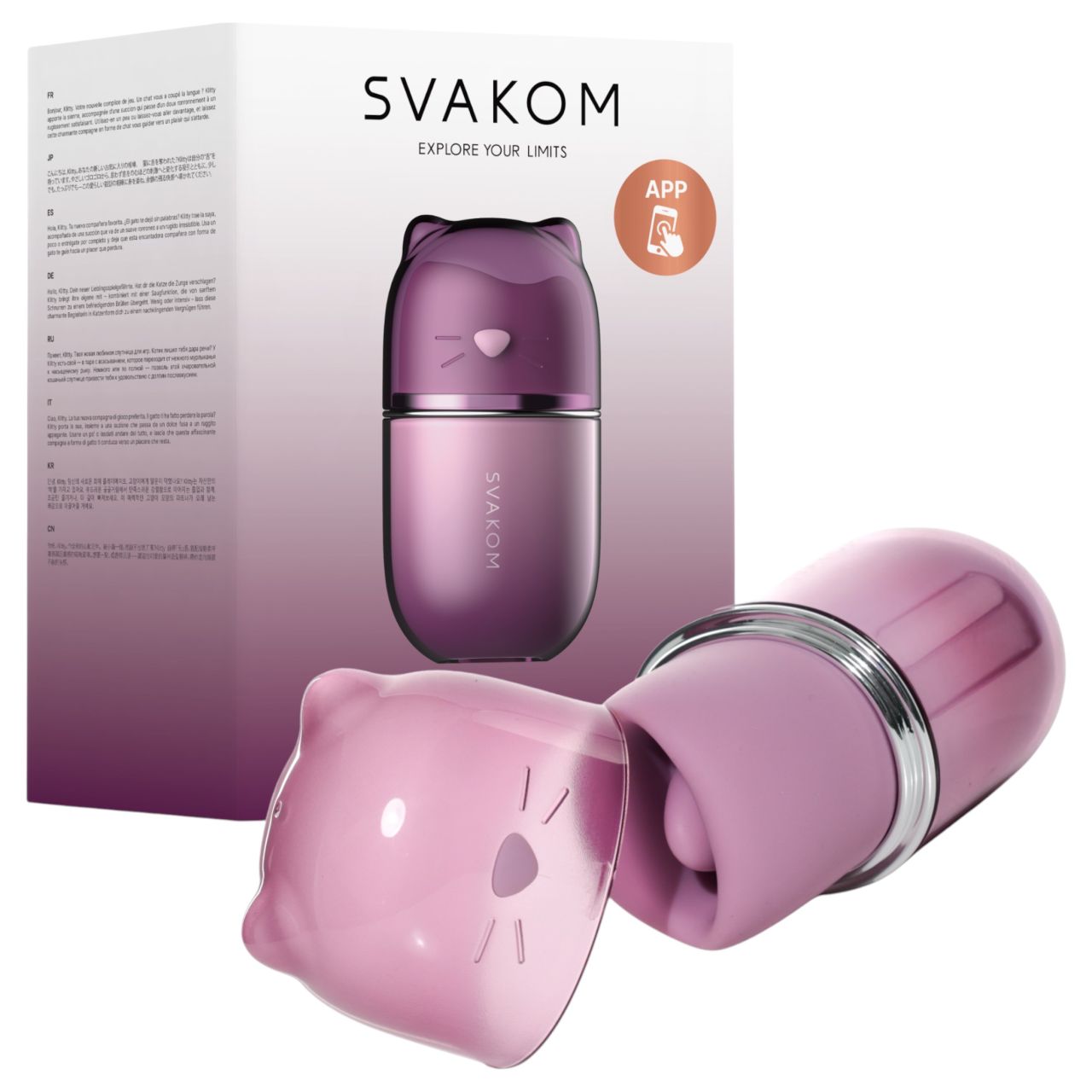 Svakom Klitty – App-vezérelt szívó- és nyaló klitorisz kényeztető