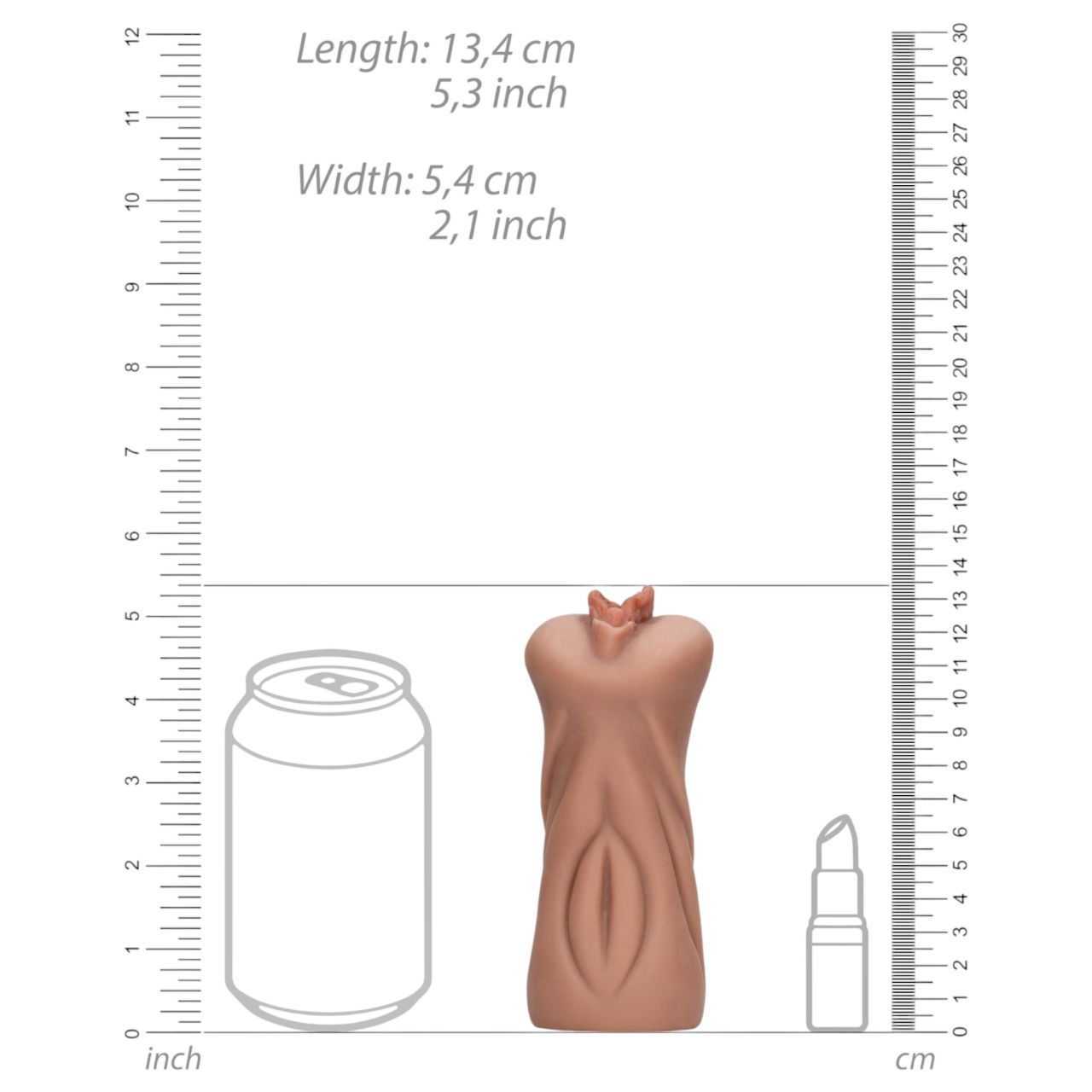 S-Line Nurse - élethű műpunci (napbarnított)