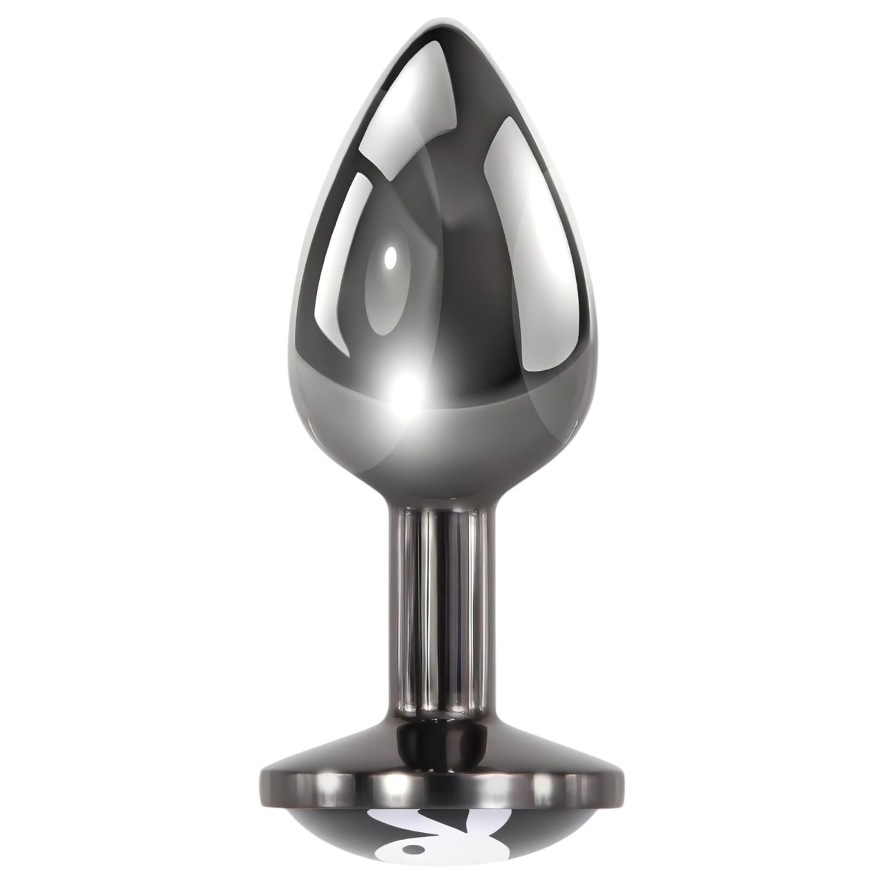 Playboy Tux - butt plug - kicsi (ezüst) Playboy Tux - butt plug - kicsi (ezüst)