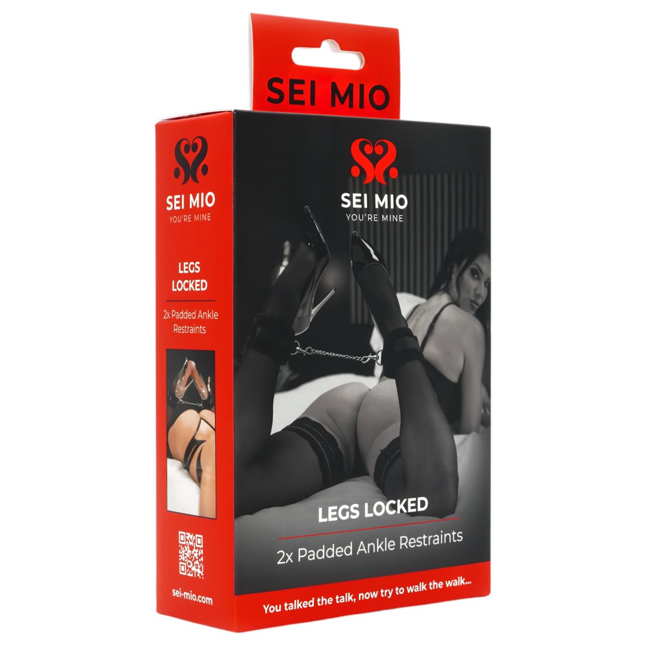 Sei Mio - erotikus bokabilincs bondage játékhoz (fekete)