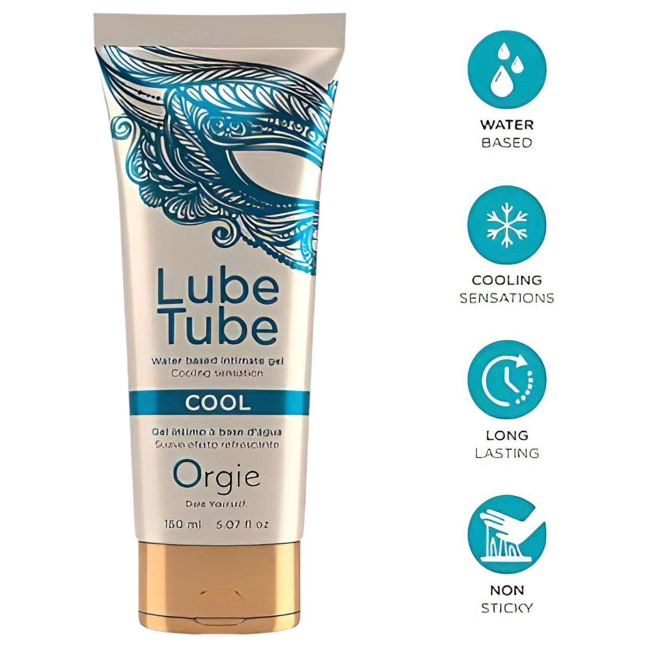 Orgie Lube Tube - hűsítő hatású síkosító gél (150 ml)