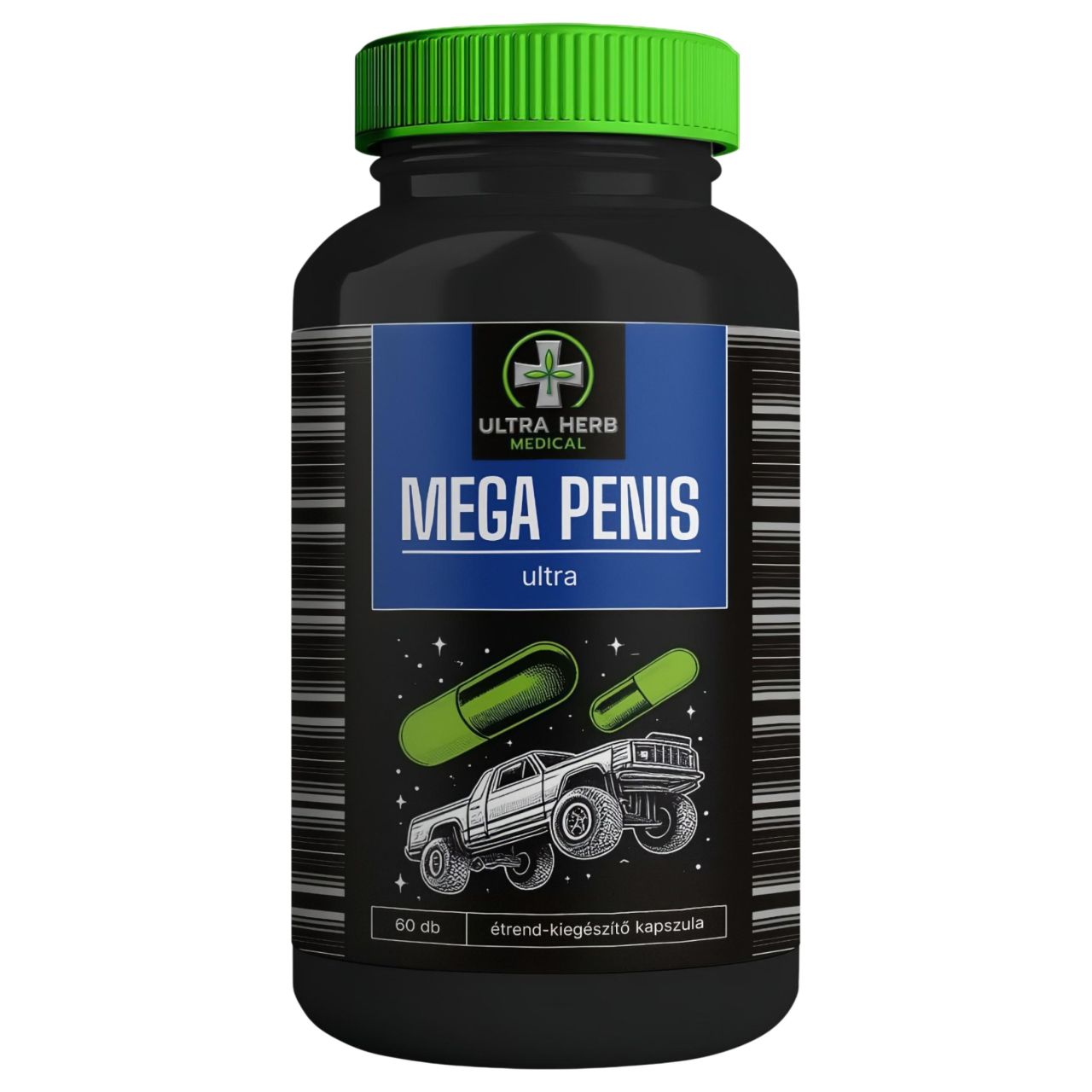 MEGA PENIS ultra - étrend-kiegészítő kapszula férfiaknak (60 db)