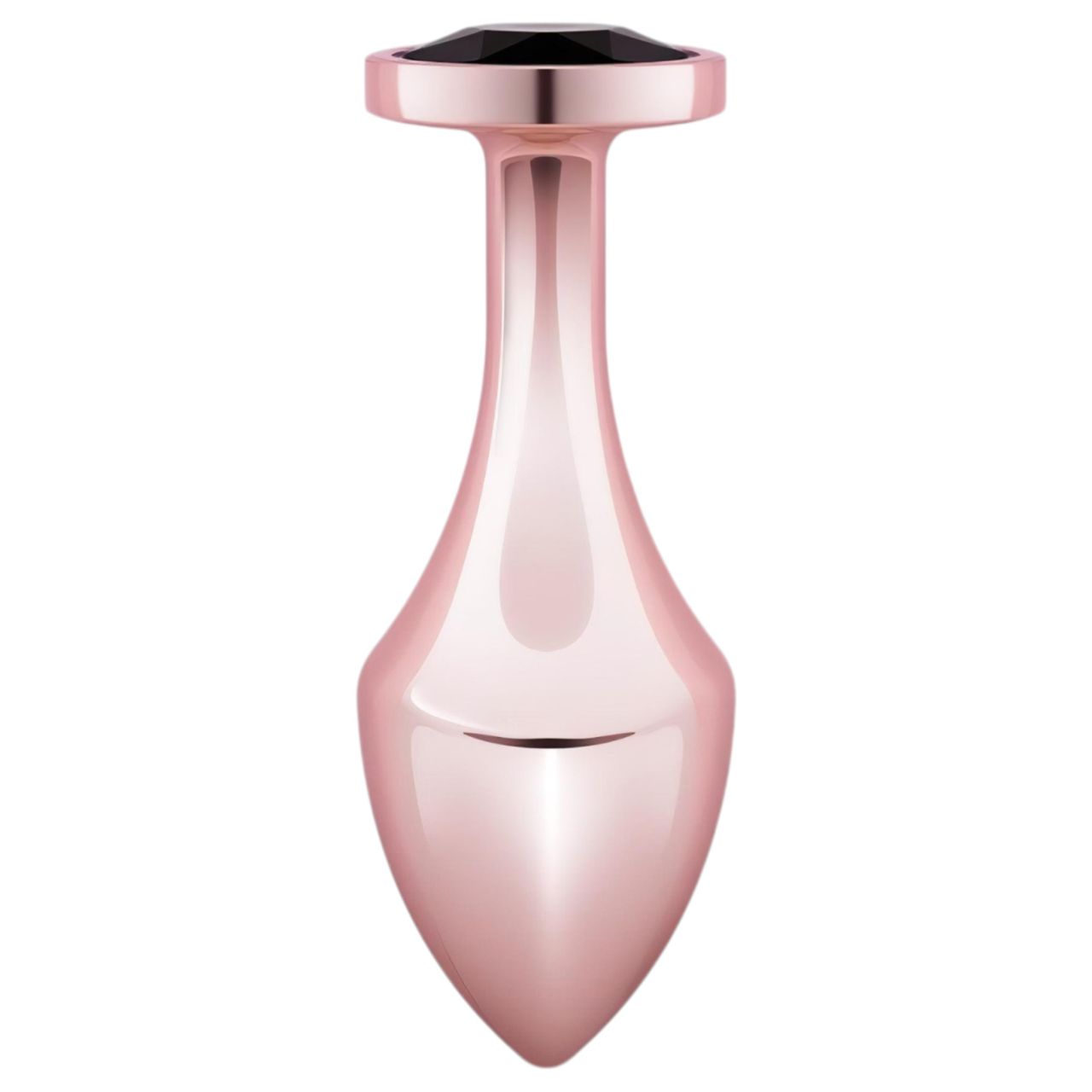 Rosy Gold Butt Plug - fekete köves anál plug (rosegold) Rosy Gold Butt Plug - fekete köves anál plug (rosegold)