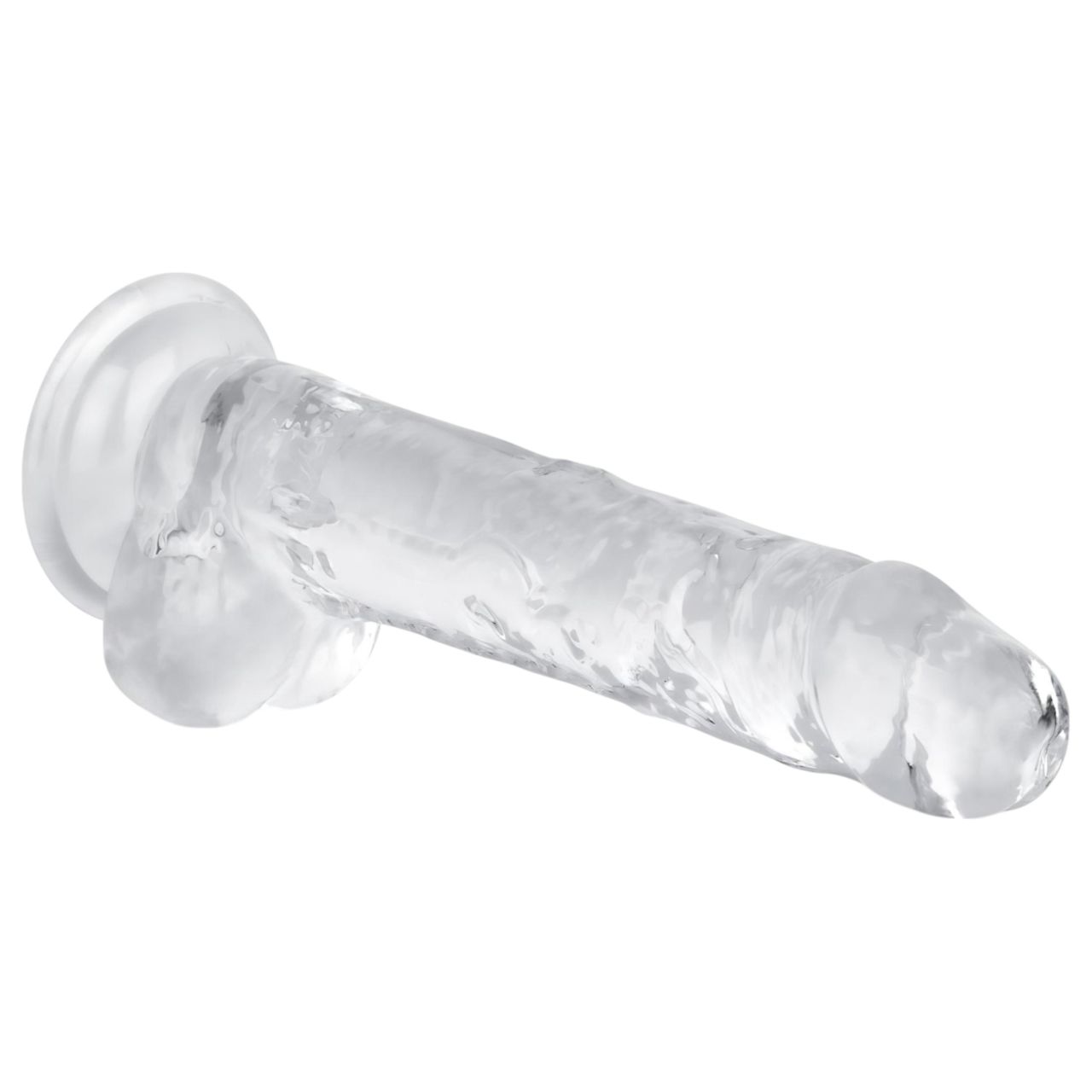 EasyToys - herés dildó - 17 cm (átlátszó) EasyToys - herés dildó - 17 cm (átlátszó)