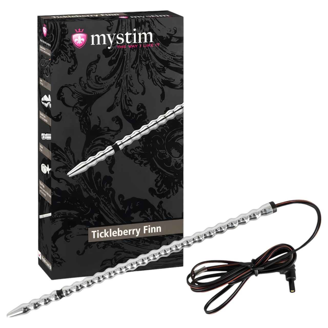 mystim Tickleberry Finn - gömbös, elektro dilátor
