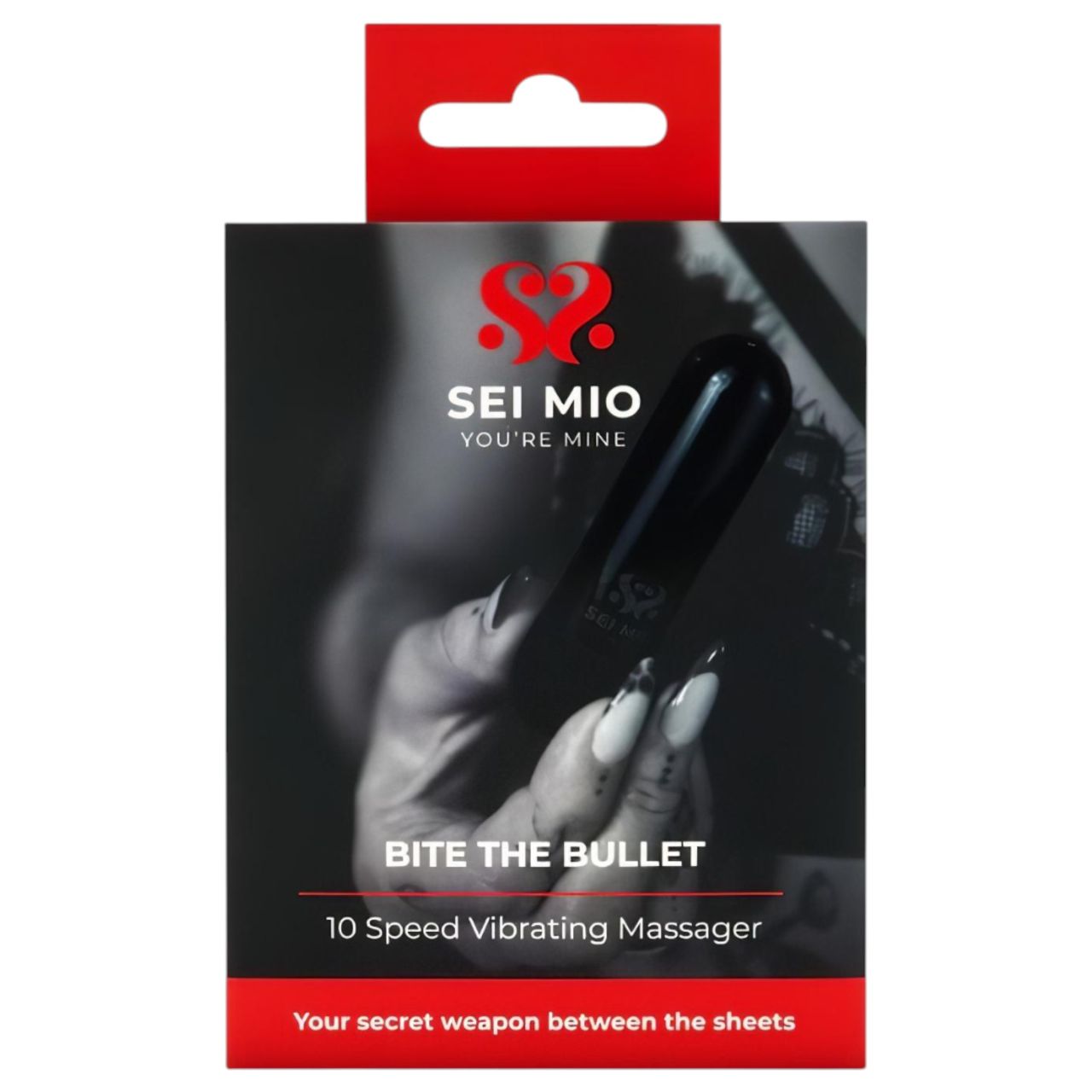 Sei Mio - halk, diszkrét mini vibrátor (fekete)