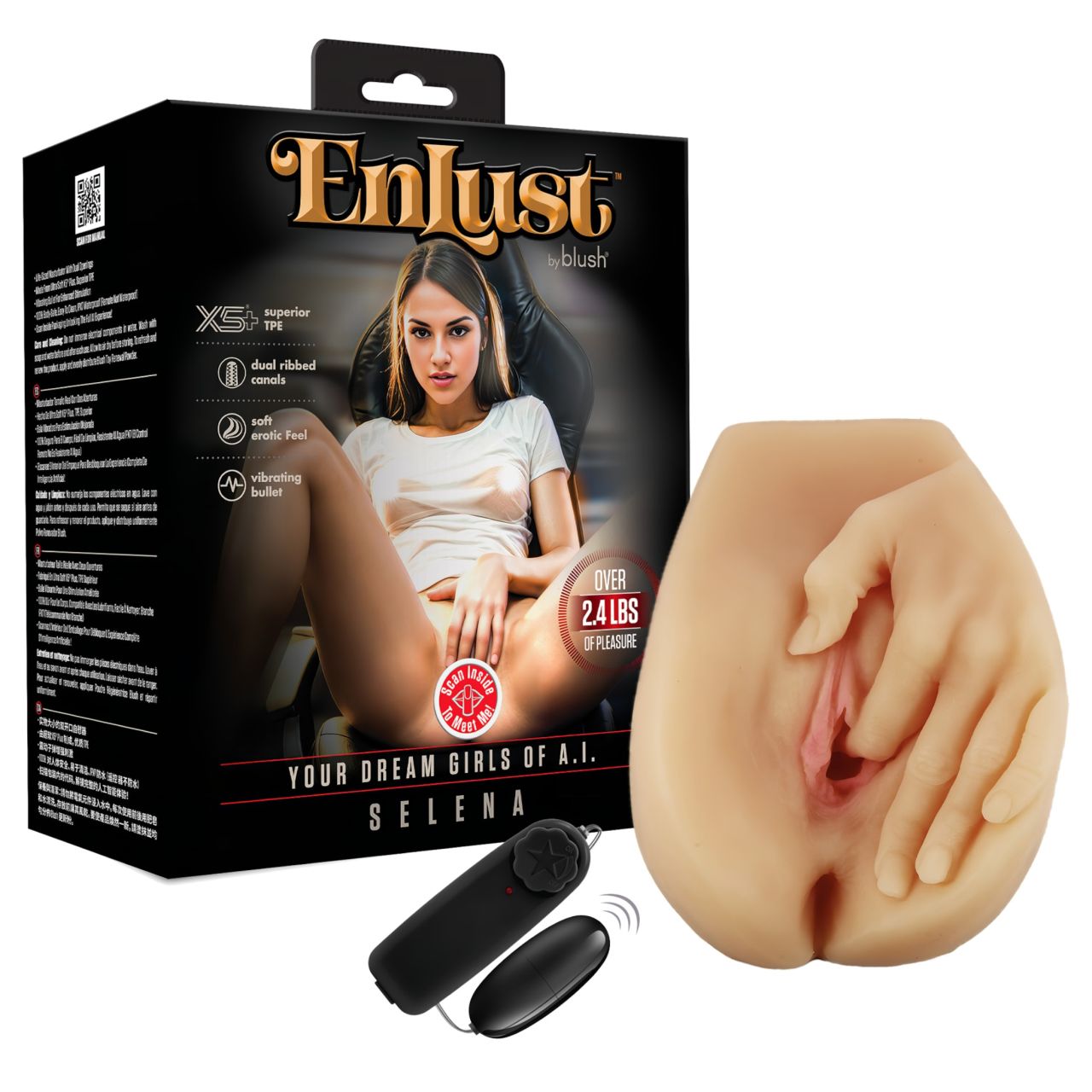 EnLust Selena - AI Dream Girl kettős nyílású vibrációs maszturbátor