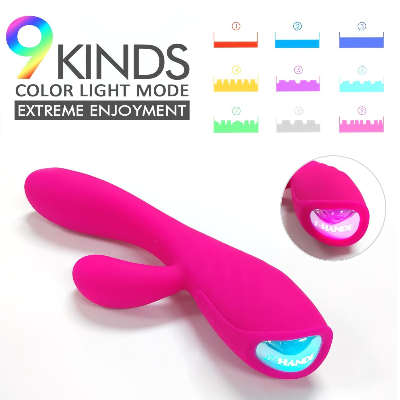 Sex HD Muses - akkus, vízálló melegítő vibrátor (pink) Sex HD Muses - akkus, vízálló melegítő vibrátor (pink)