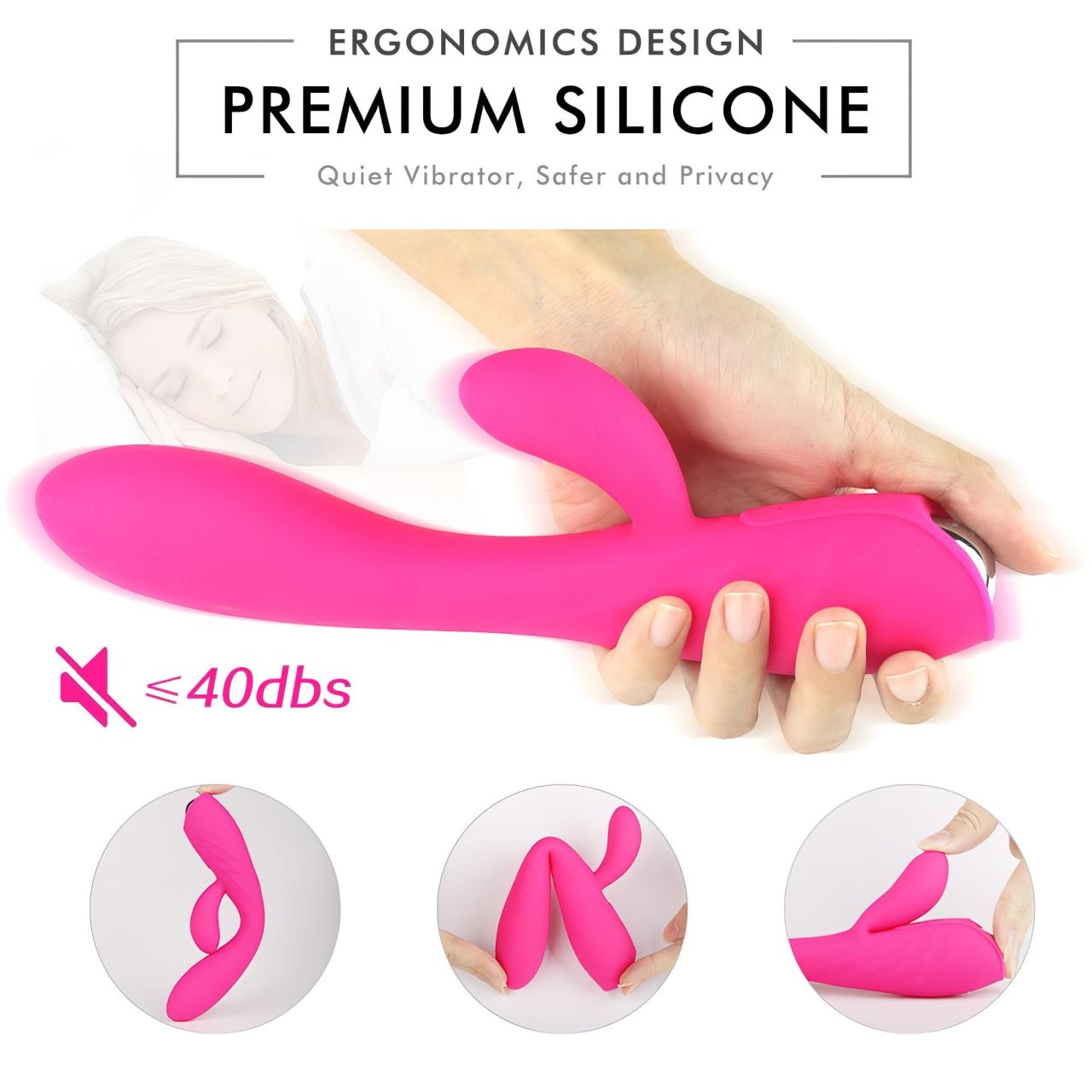 Sex HD Muses - akkus, vízálló melegítő vibrátor (pink) Sex HD Muses - akkus, vízálló melegítő vibrátor (pink)