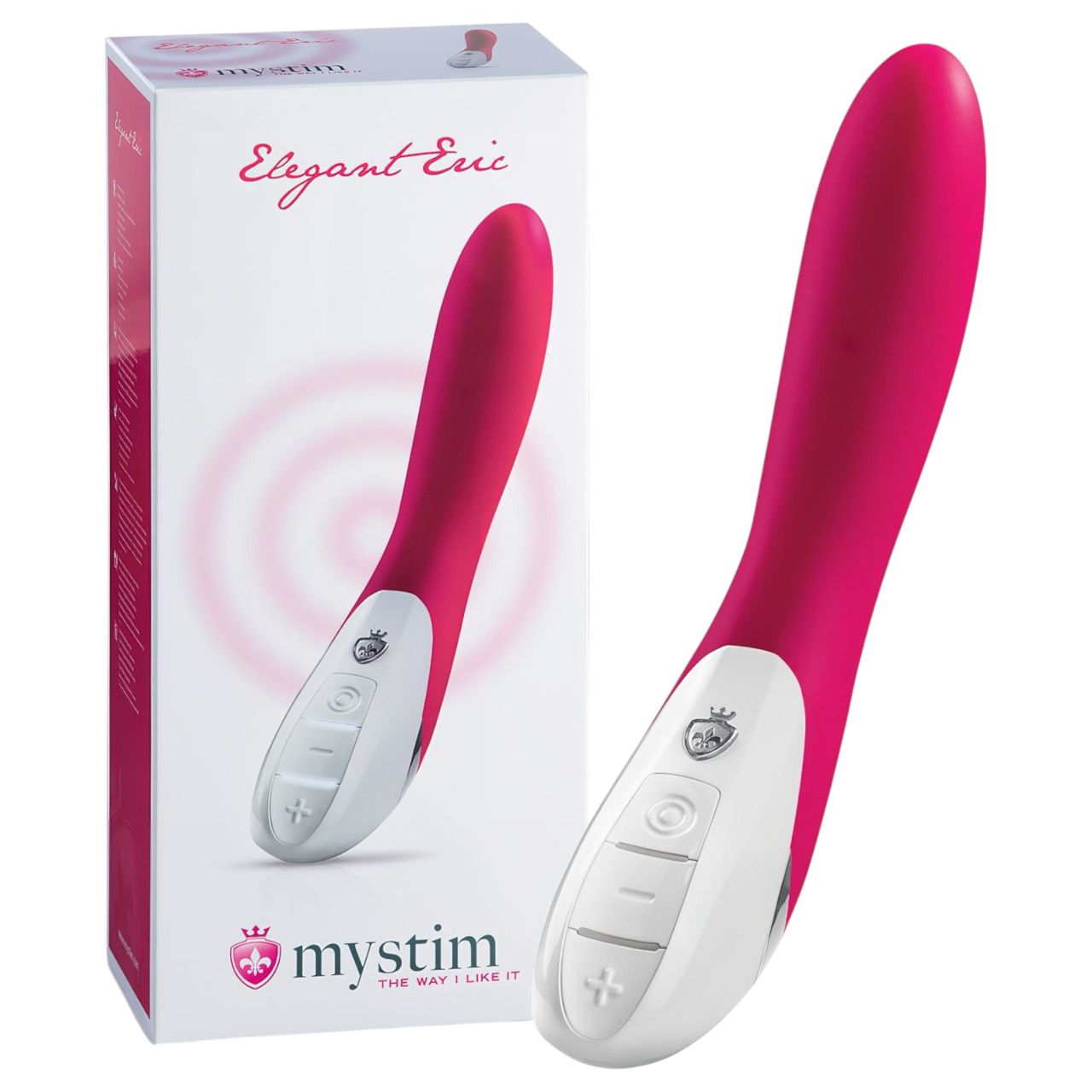 mystim Elegant Eric - dupla-motoros vibrátor (pink)
