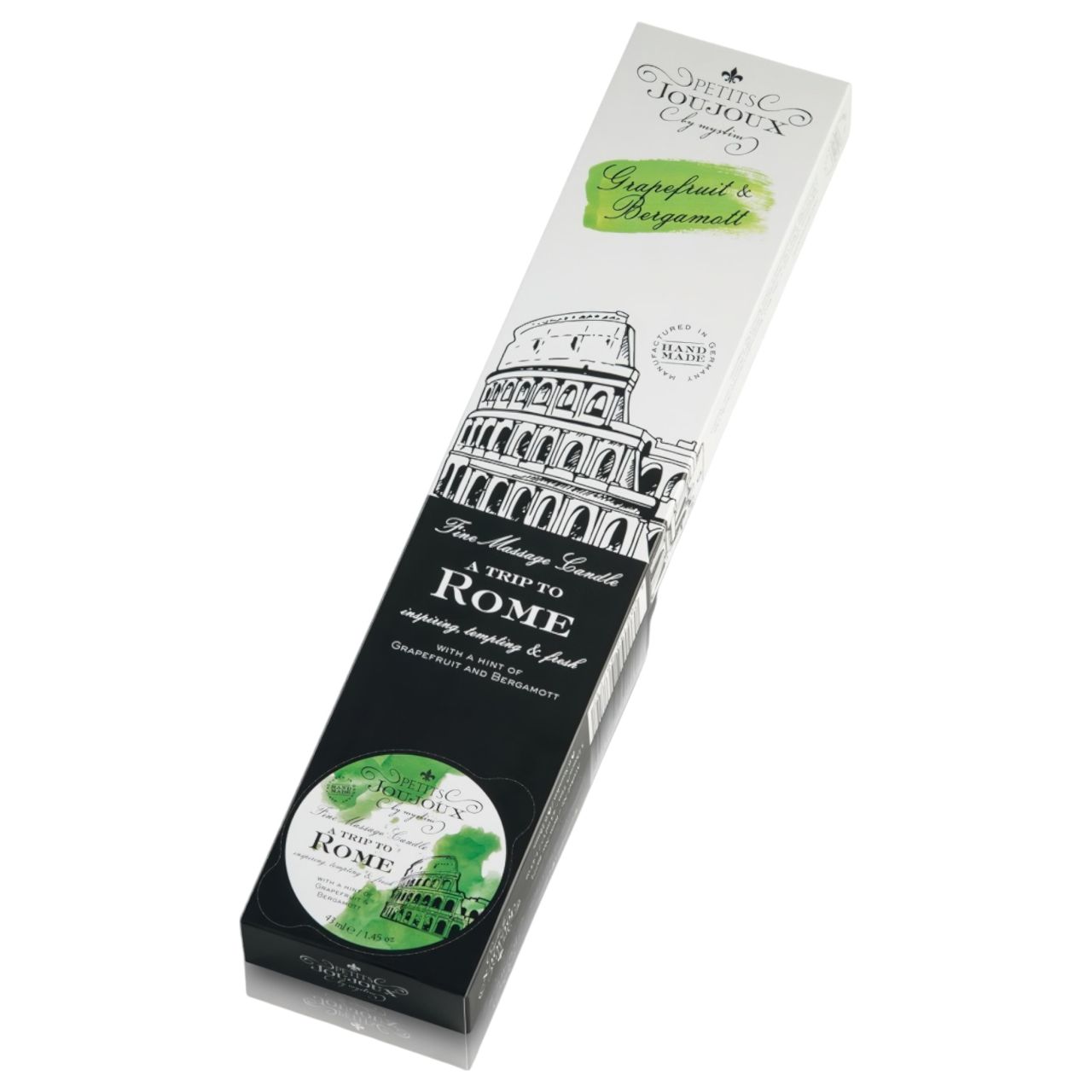 Petits Joujoux Rome masszázsgyertya - grapefruit-bergamot 5 × 43 ml