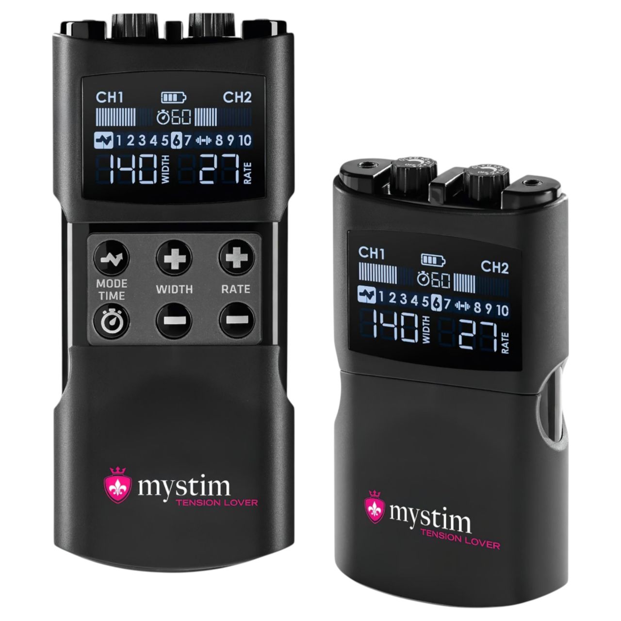 mystim Tension Lover 2 - digitális elektro szett (fekete) mystim Tension Lover 2 - digitális elektro szett (fekete)