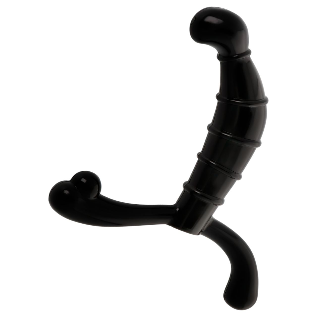 Addicted Toys - prosztata- és gátmasszírozó (fekete) - 11,3 cm