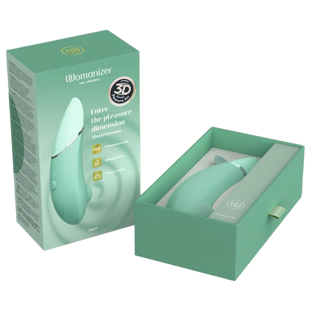 Womanizer Next - akkus, léghullámos csiklóizgató (zsálya) Womanizer Next - akkus, léghullámos csiklóizgató (zsálya)