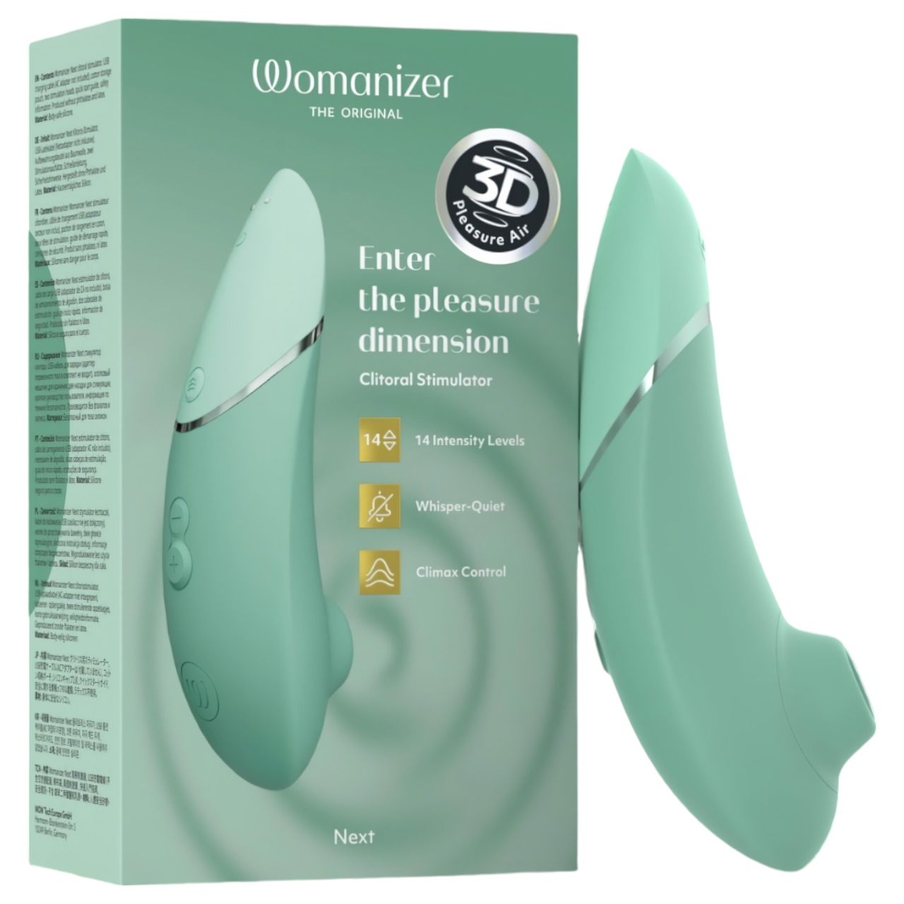 Womanizer Next - akkus, léghullámos csiklóizgató (zsálya) Womanizer Next - akkus, léghullámos csiklóizgató (zsálya)