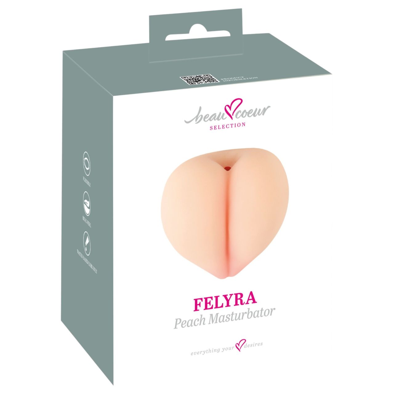 Beau Coeur Felyra - popsi maszturbátor (testszínű)