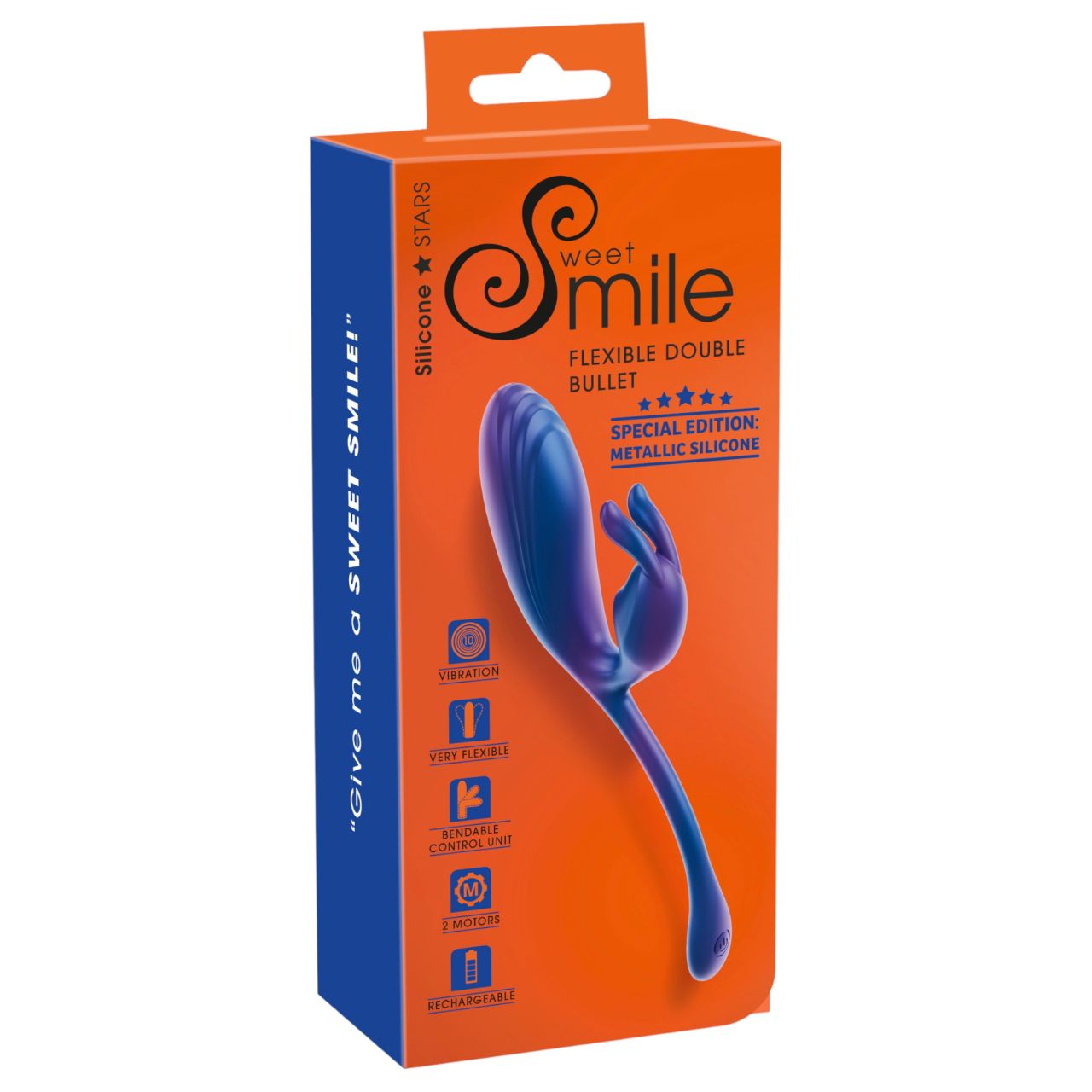Smile - G-pont és csiklóizgató vibrátor (kék) Smile - G-pont és csiklóizgató vibrátor (kék)